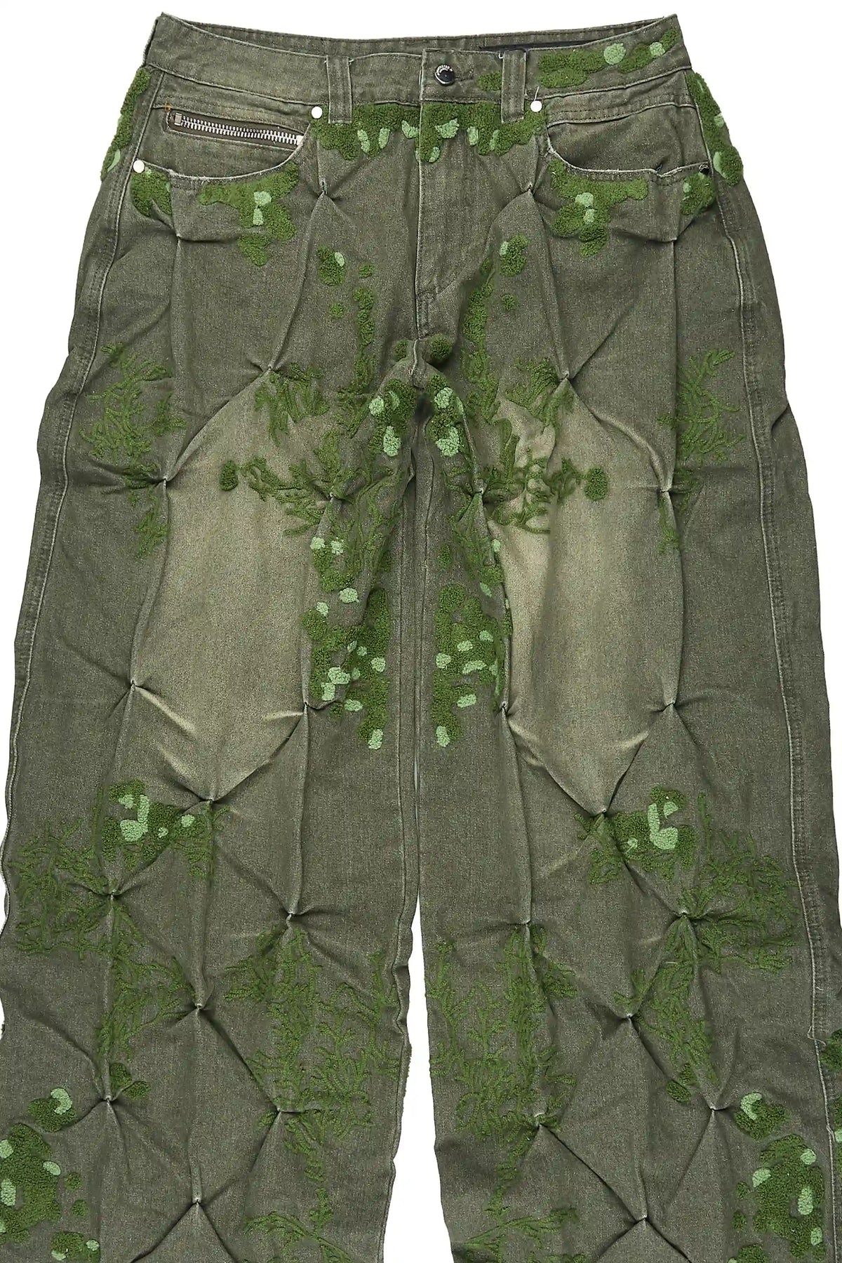 Erving Green Wash Baggy Fit Jean
