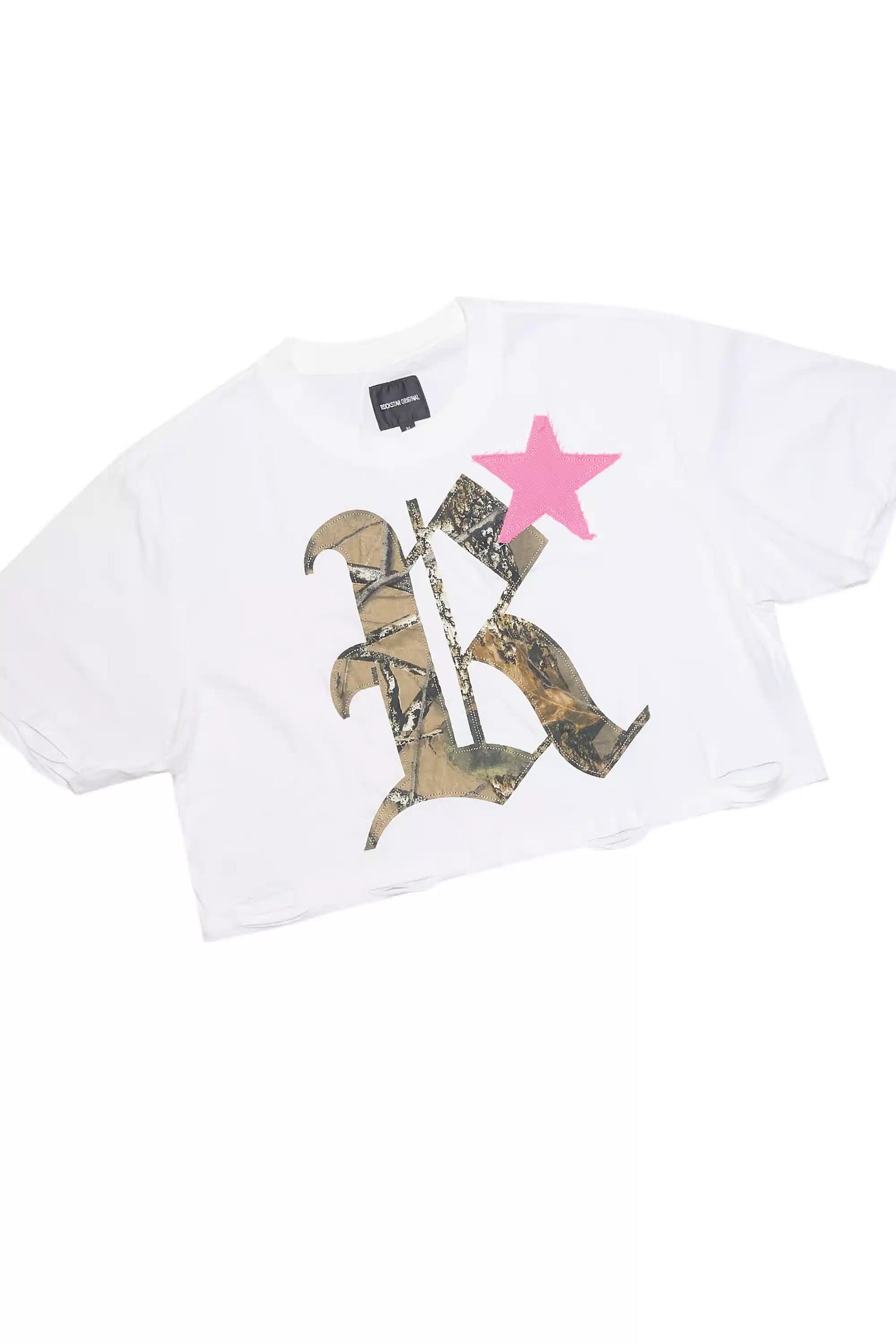 Delgera White/Pink T-Shirt Trackset