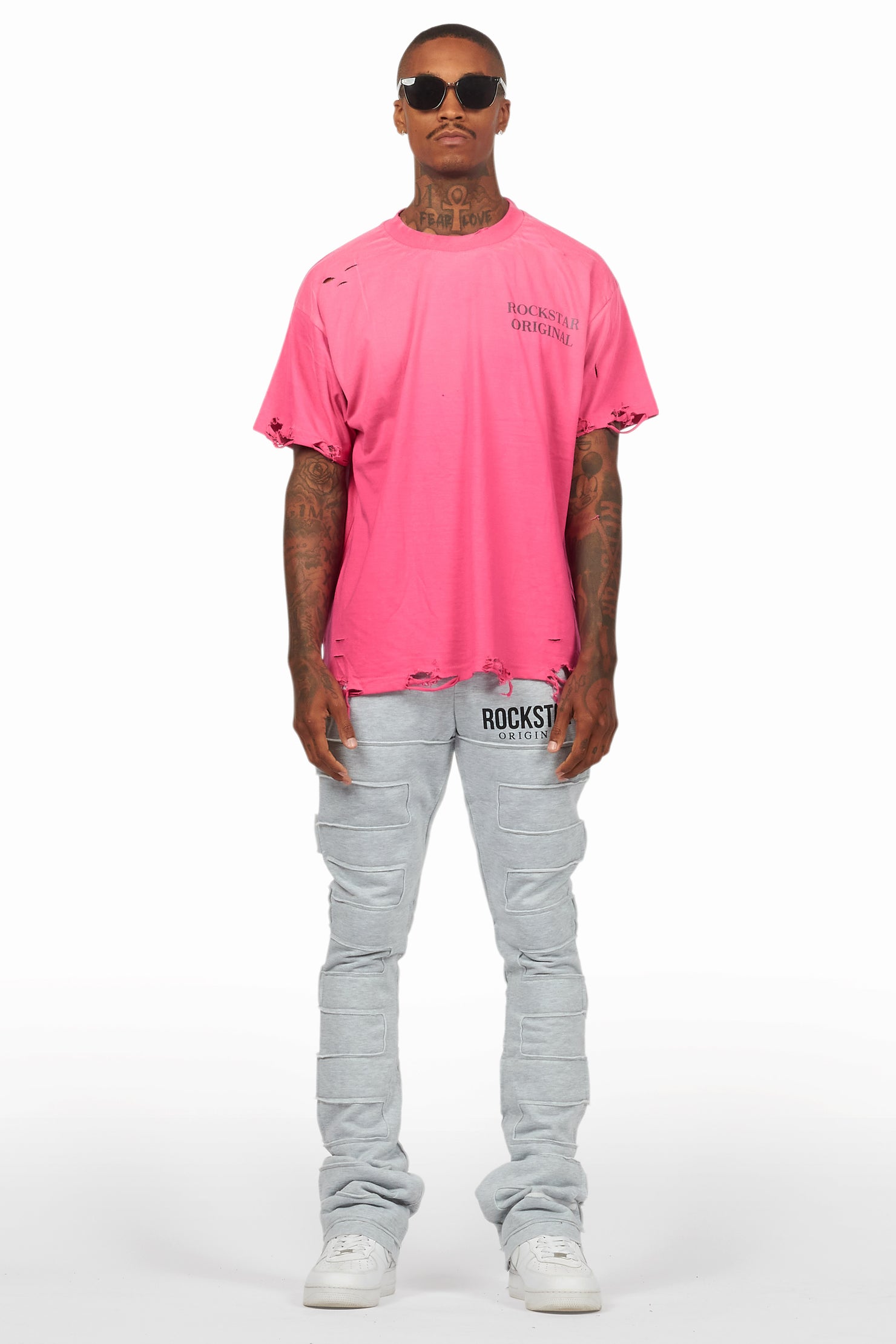 Drako Fuchsia Oversized Graphic T-Shirt