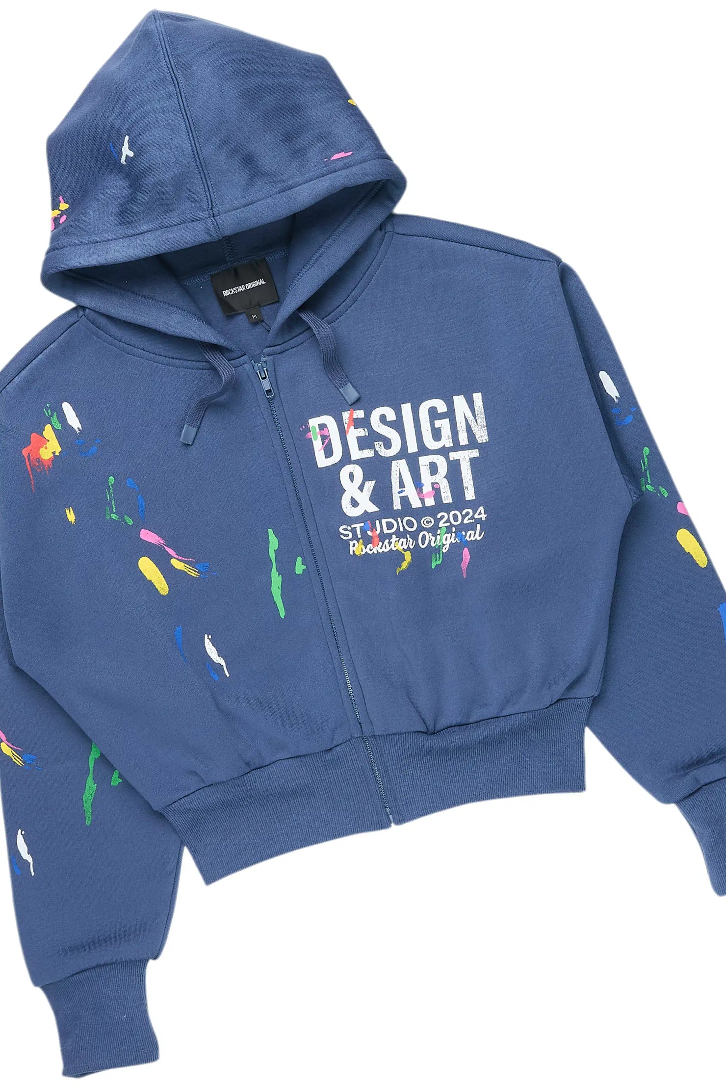 Kristiane Navy Crop Super Stacked Trackset