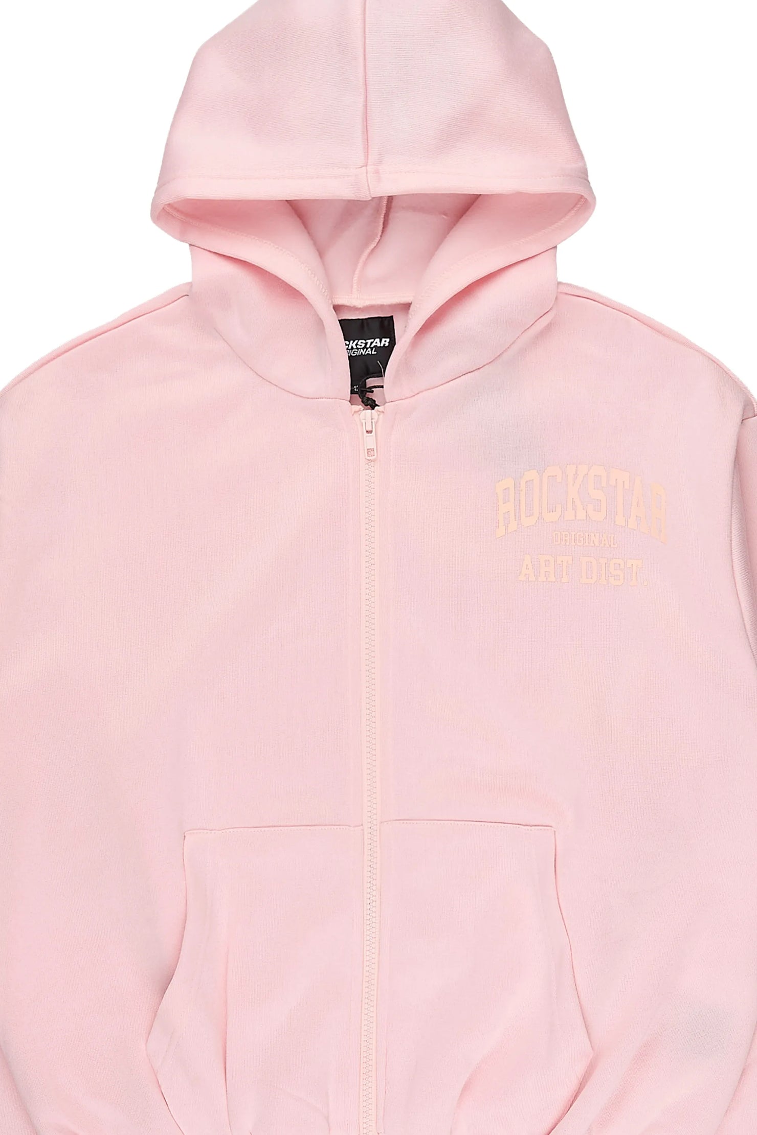 Girls Nellya 2.0 Pink/Pink Zip Up Hoodie