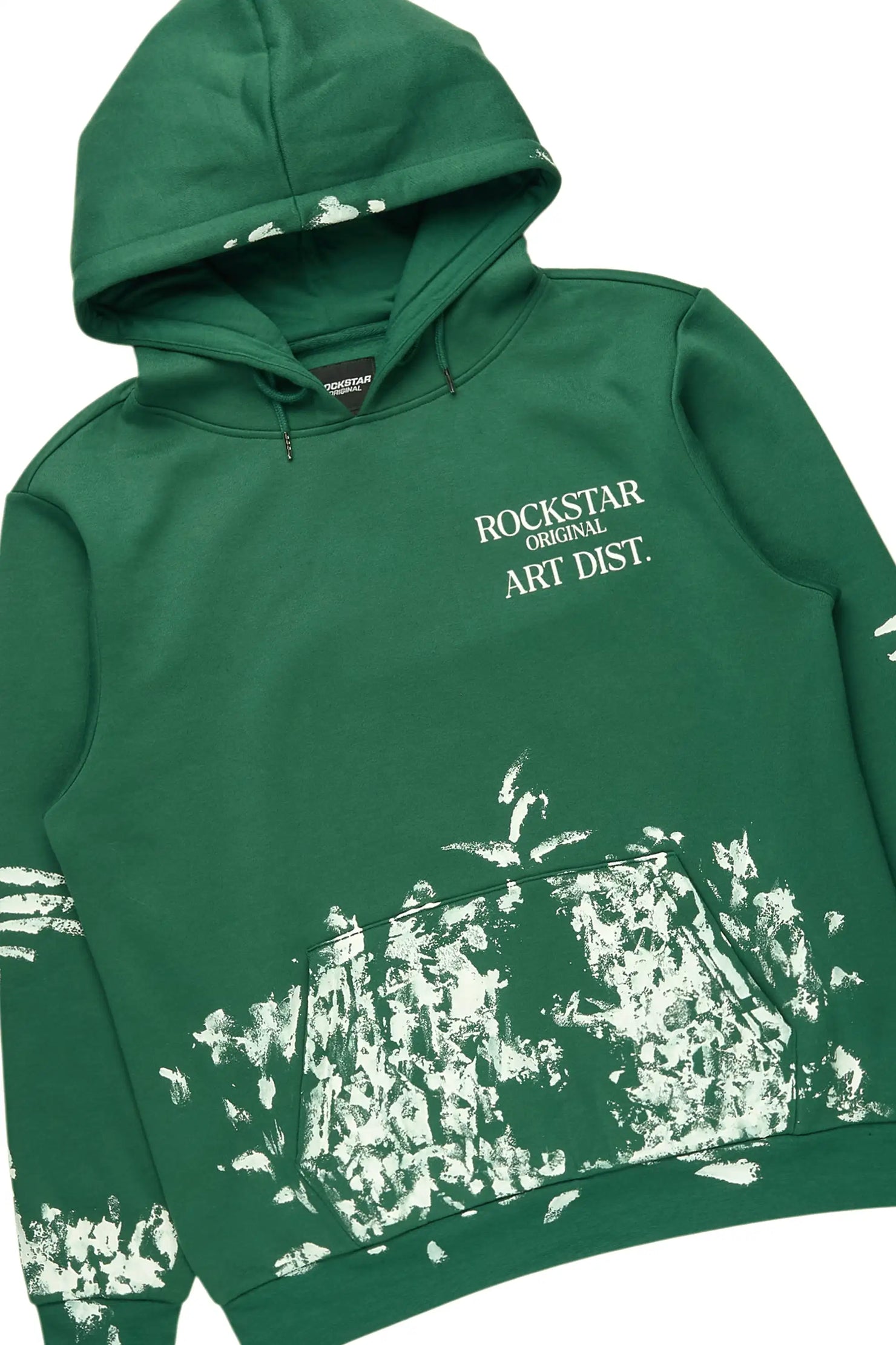 Filip Green Hoodie/Stacked Pant Track Set