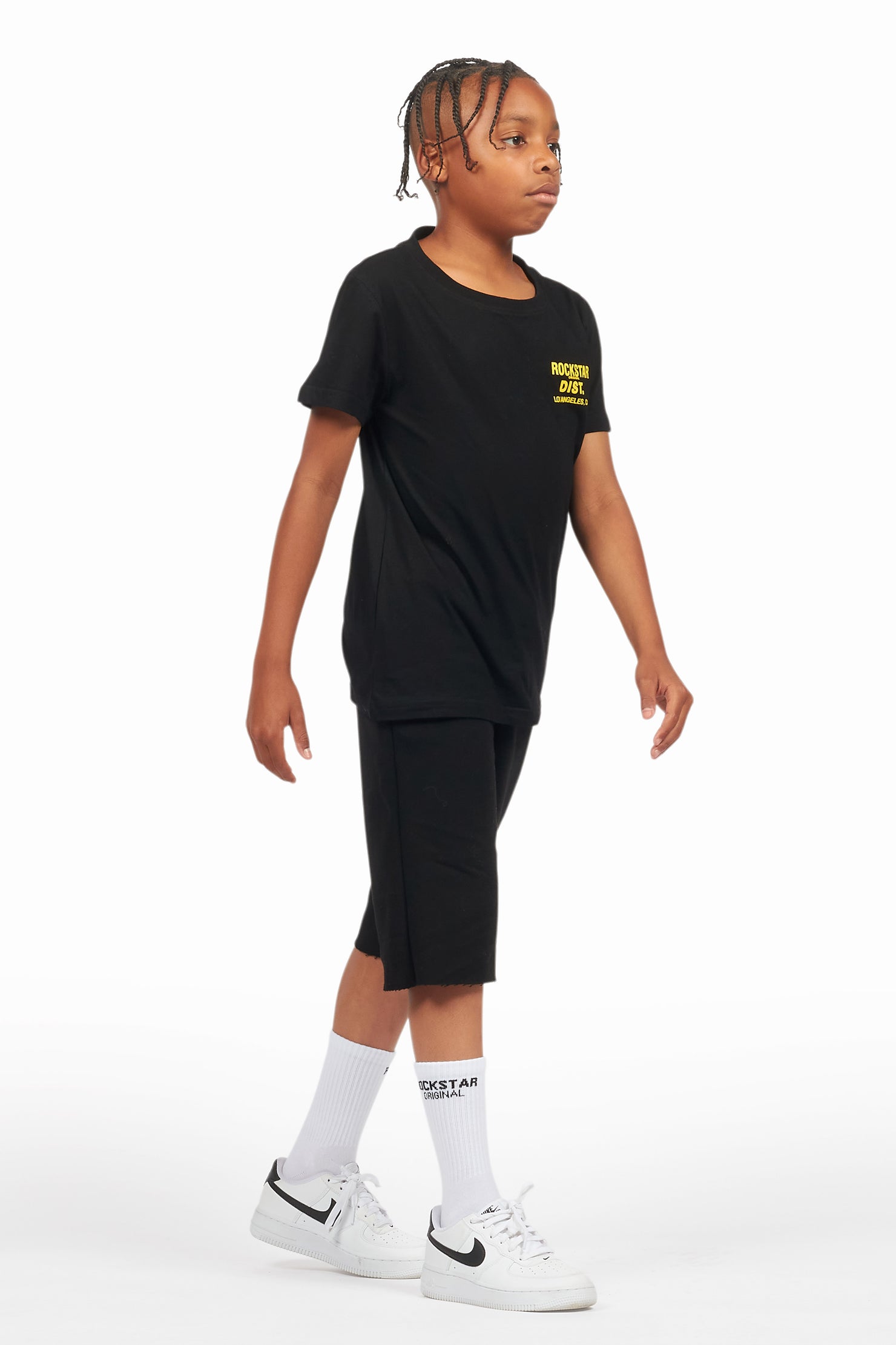Boys Lake Black T-Shirt/Short Set