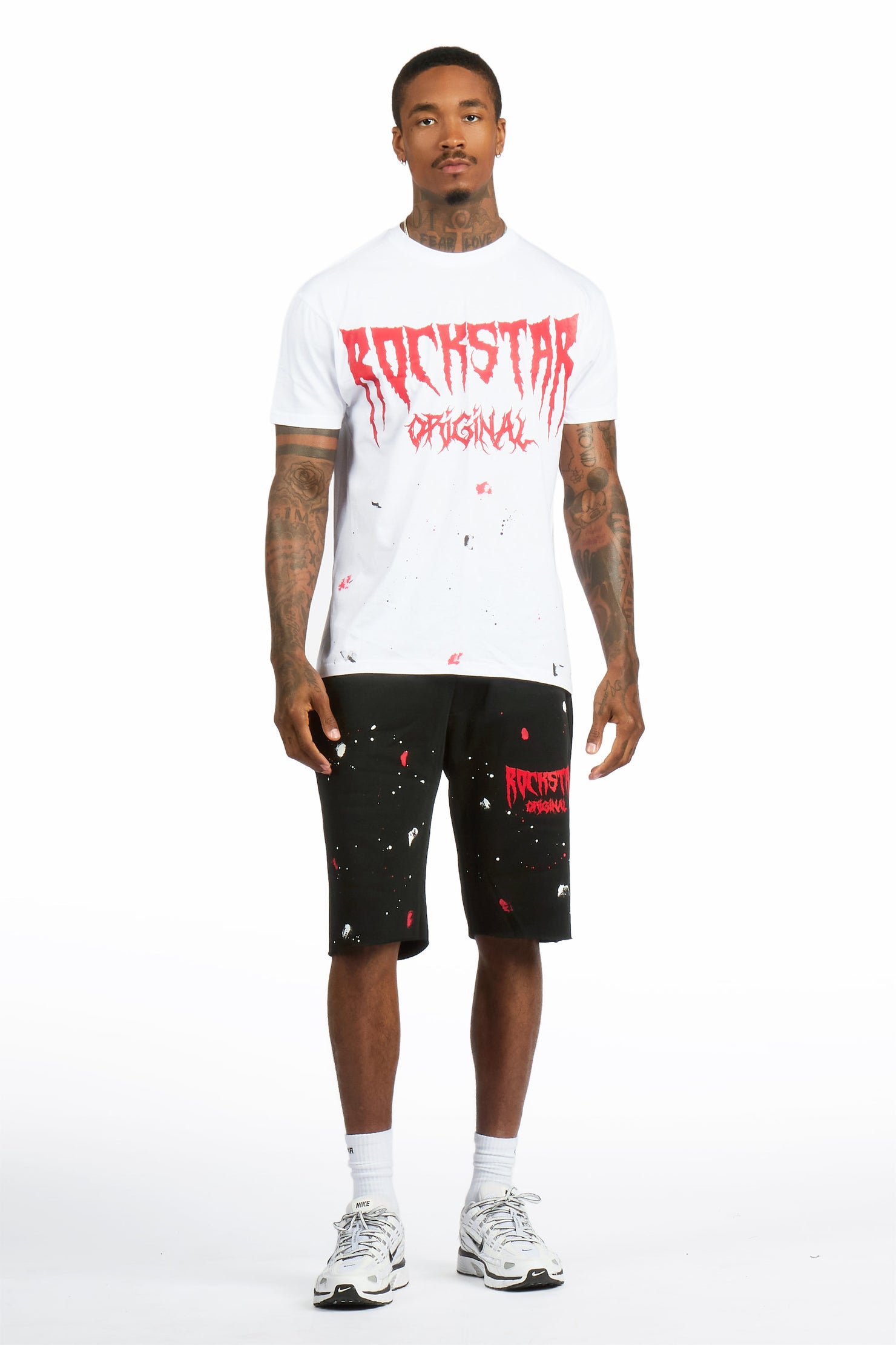 Twinkle 2.0 White/Red T-Shirt/Short Set