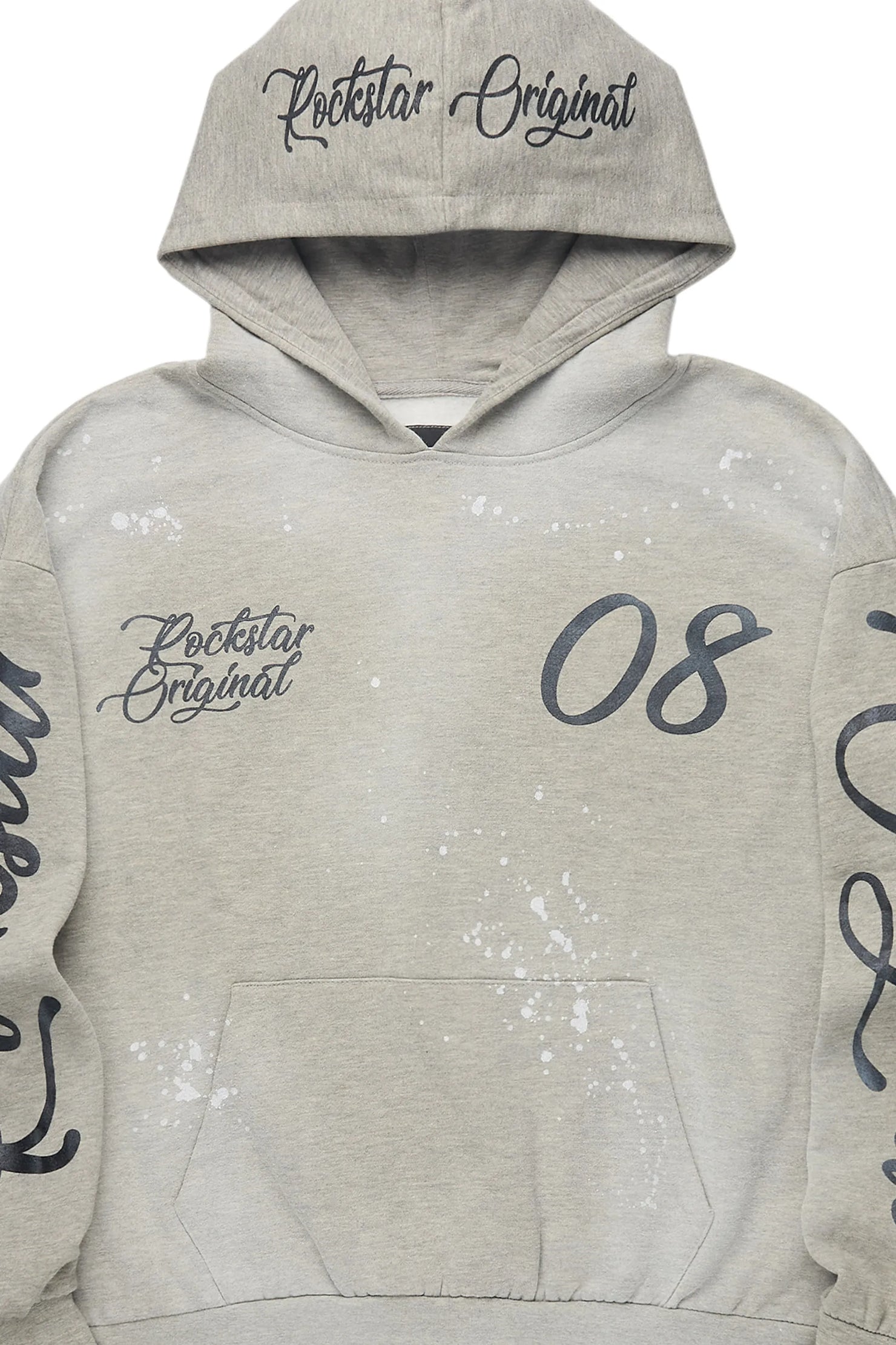 Hanif 2.0 Vintage Dark Oatmeal Graphic Hoodie