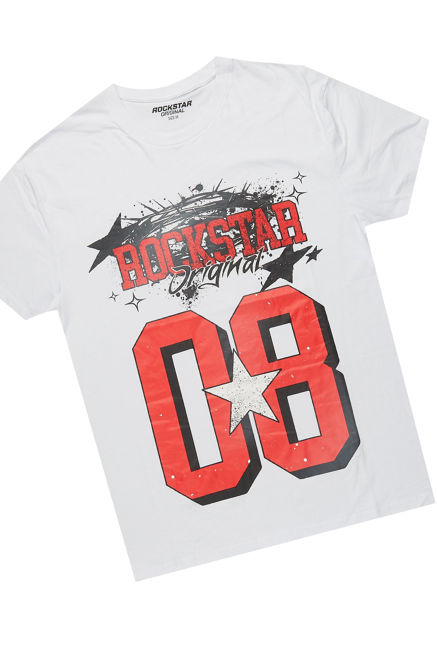 Carolina White/Red T-Shirt Short Set