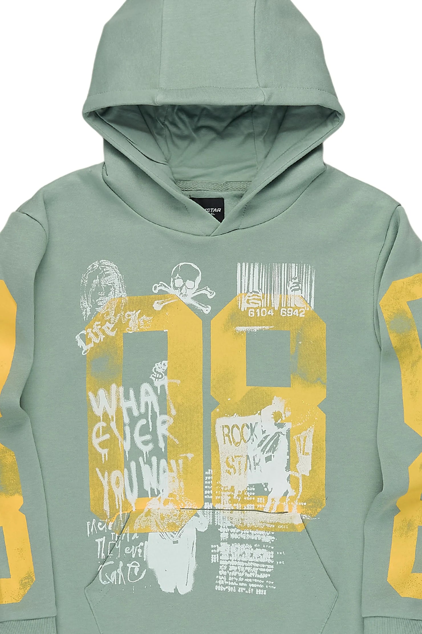 Boys Beau Sage Graphic Hoodie