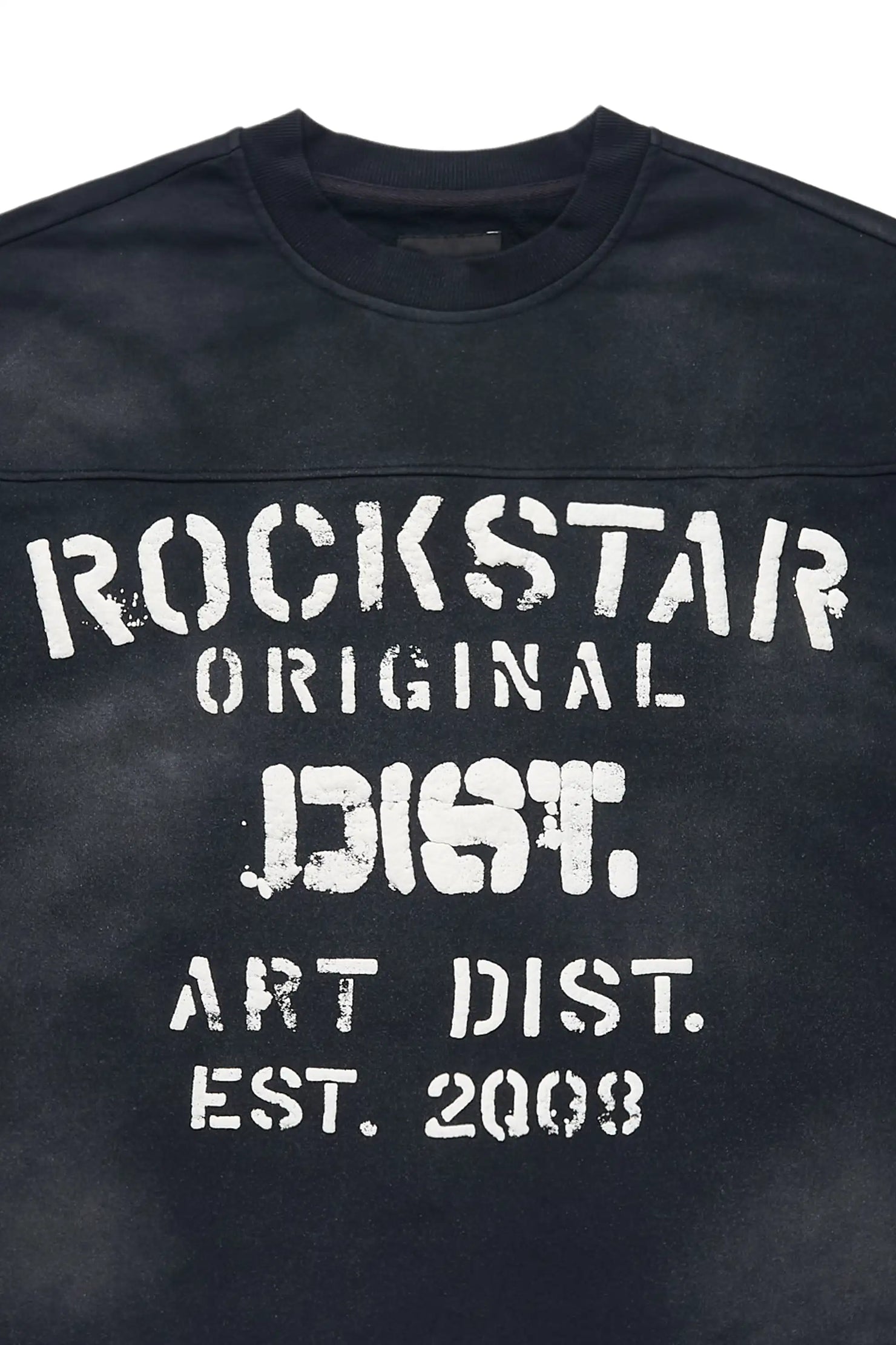 Quin Black French Terry T-Shirt