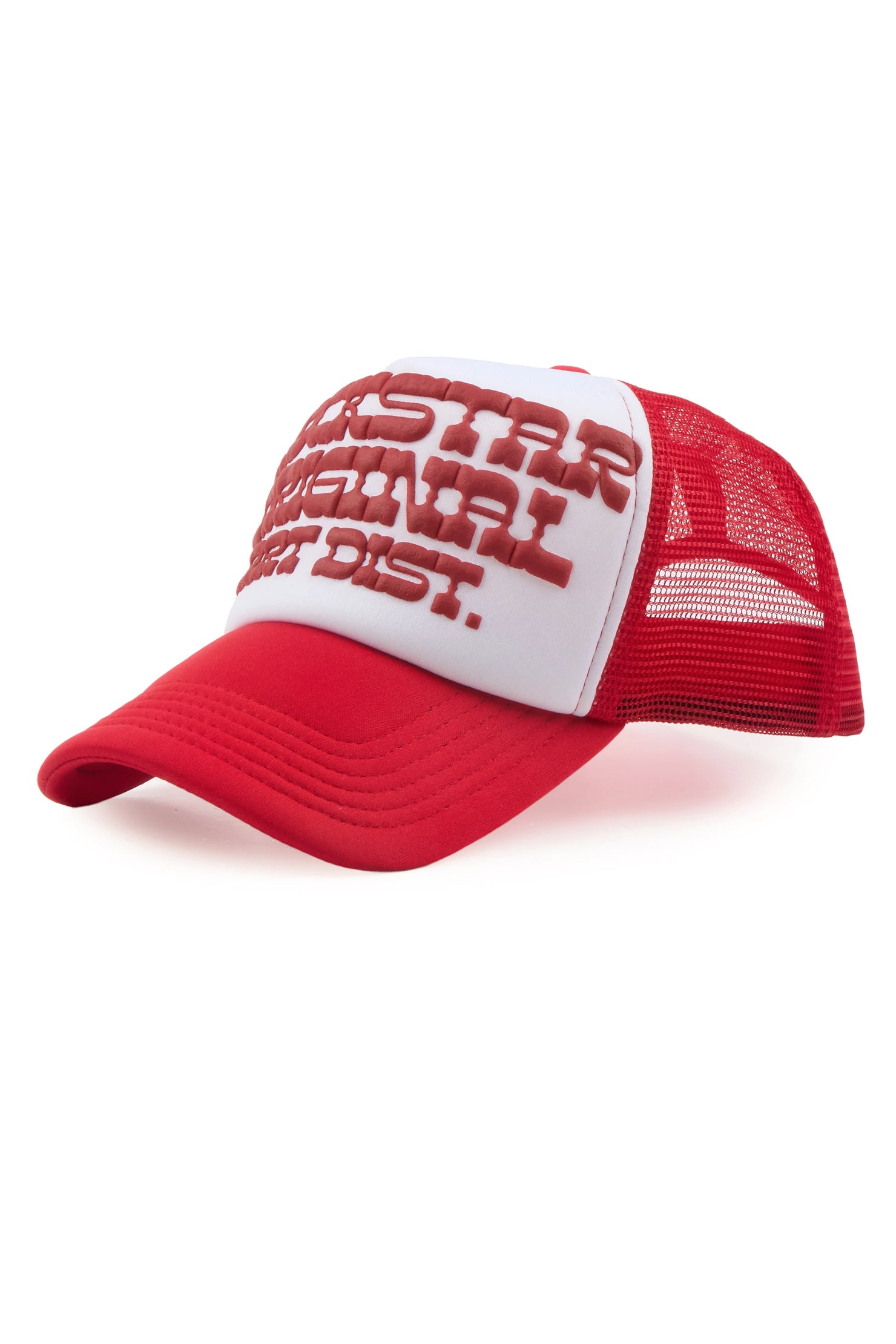 Boys Naro Red/White Trucker Hat