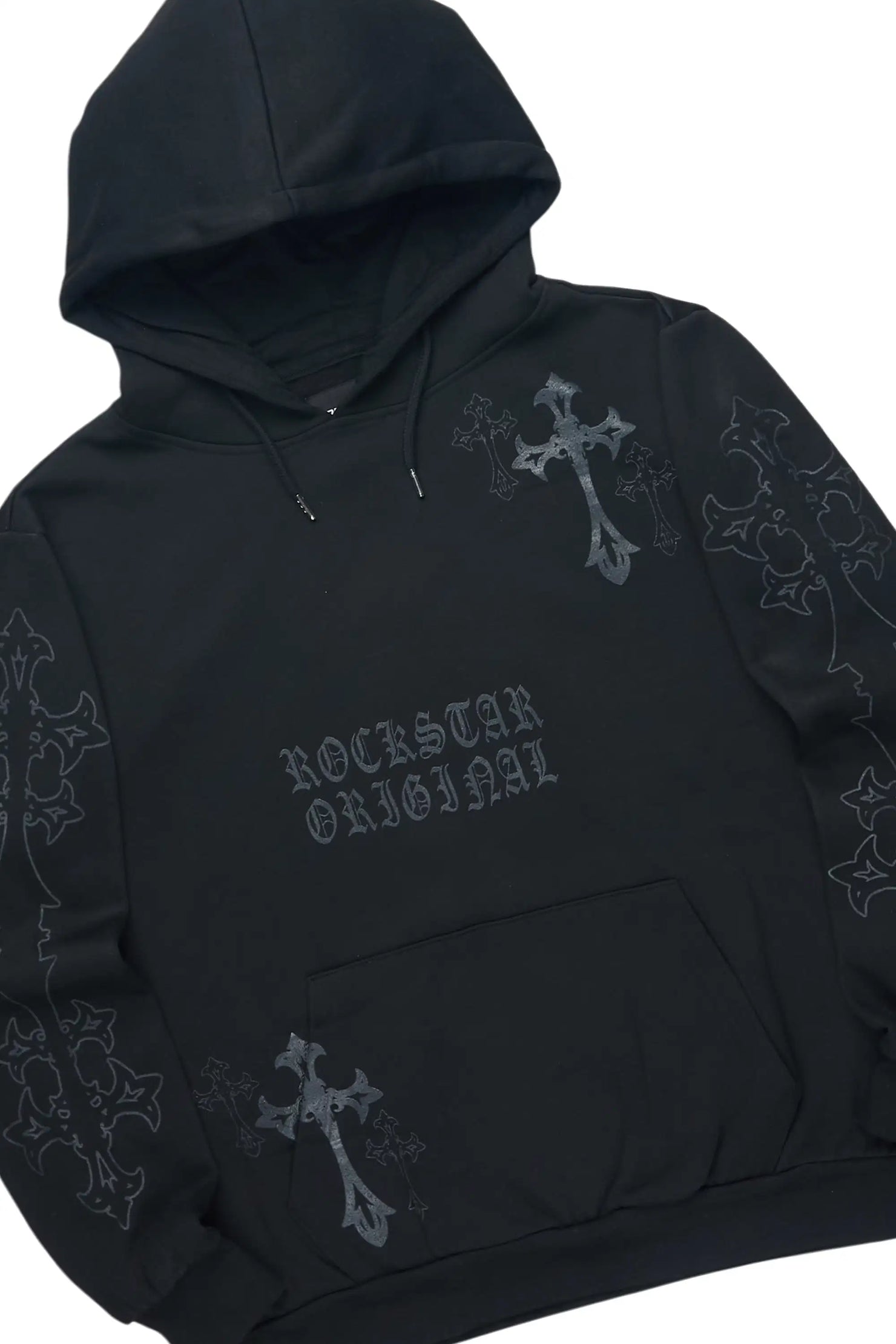 Navion Black/Grey Hoodie/Stacked Flare Track Set