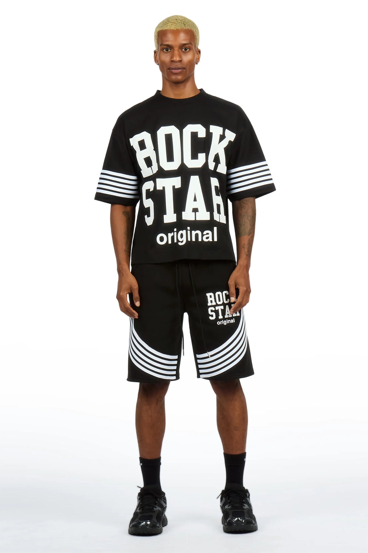 Rulik Black T-Shirt/Short Set