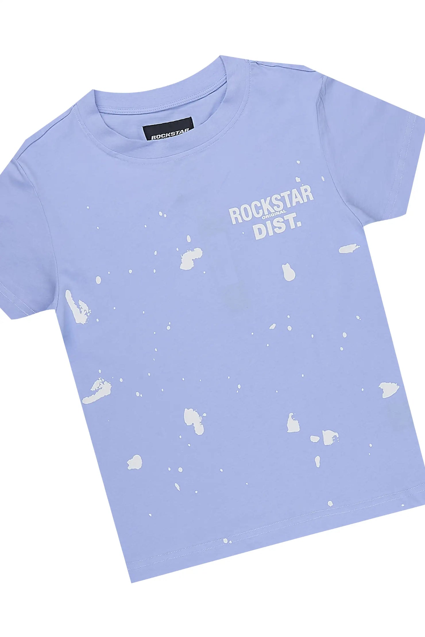 Girls Rafaela Lavender/Lavender T-Shirt Jort Set