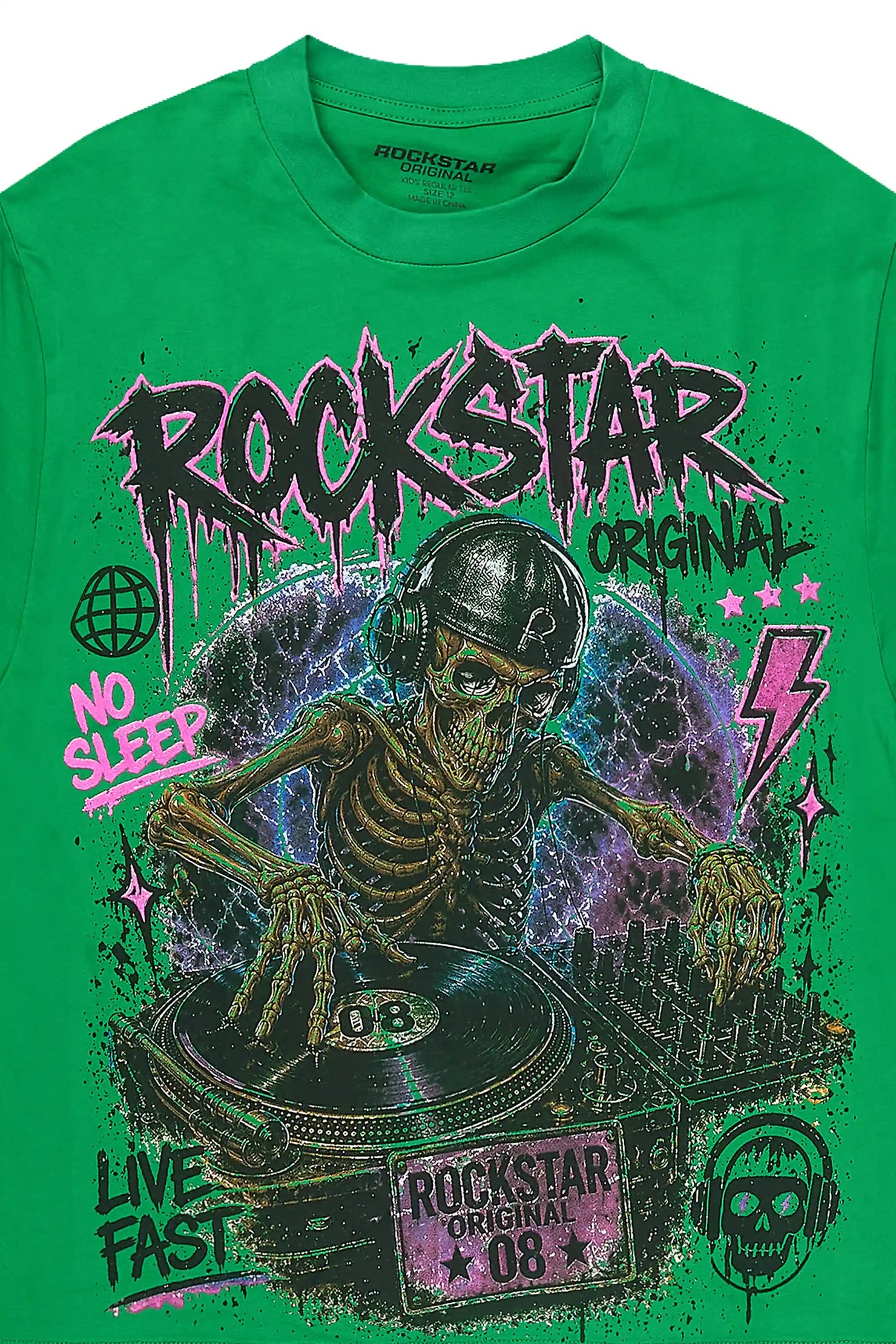 Boys Lance Green Graphic T-Shirt
