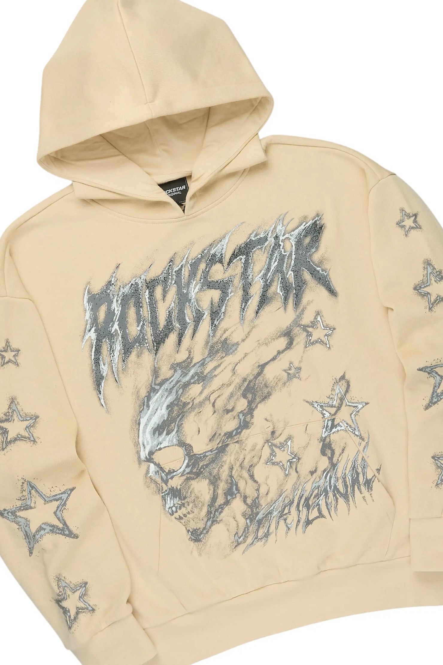 Jantra Beige Hoodie/Baggy Pant Track Set