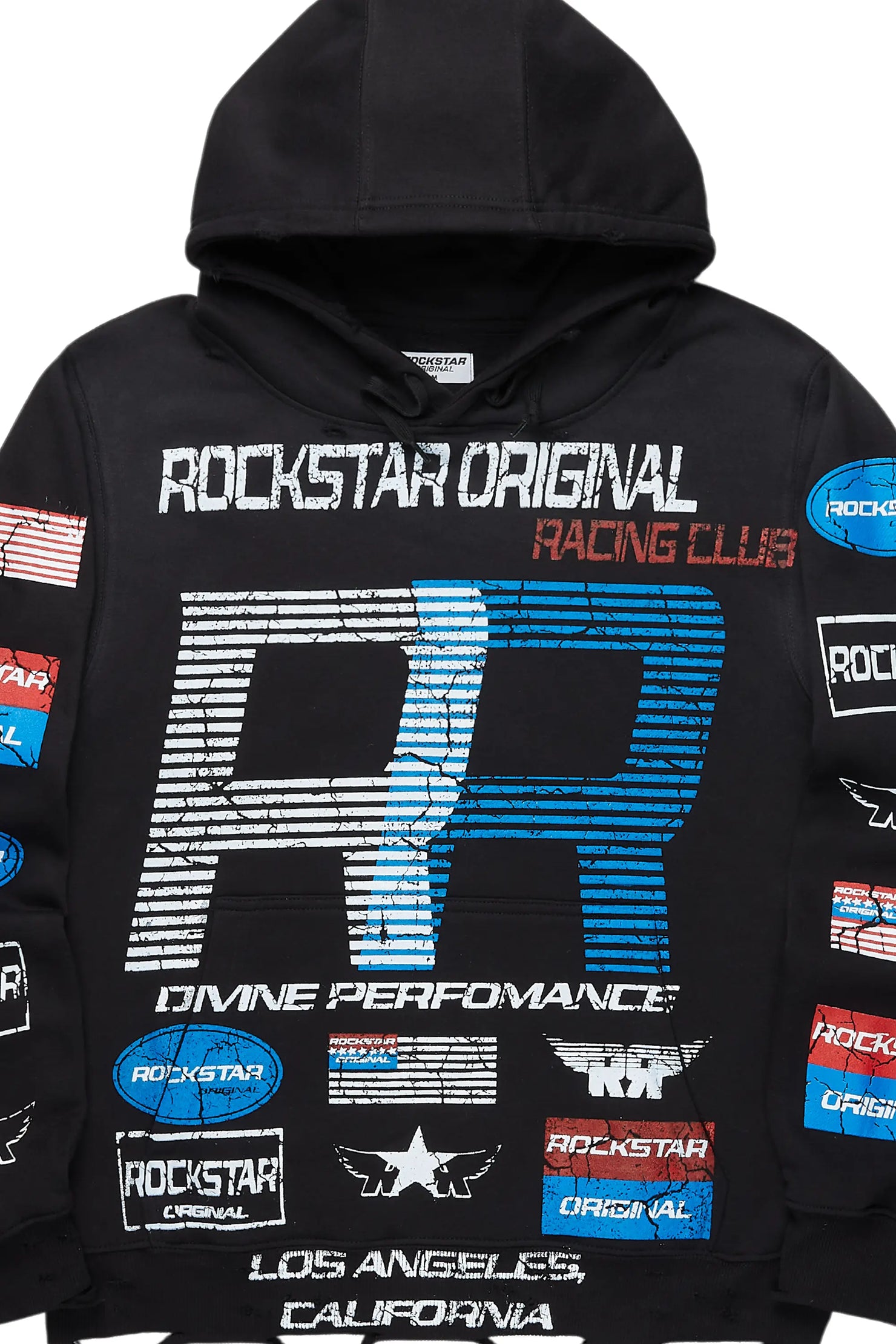 RSO Racing Club Black Graphic Hoodie