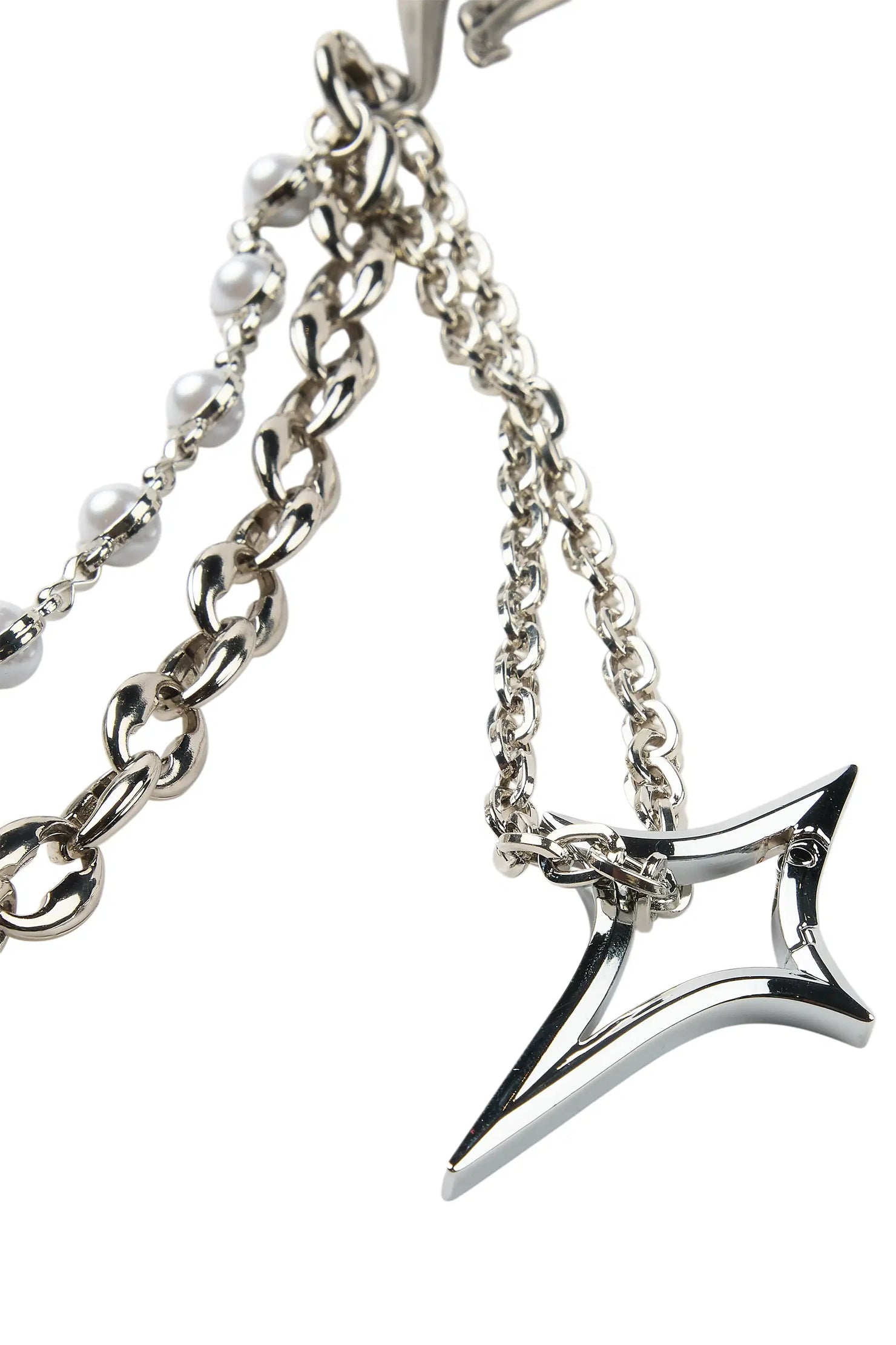 Josiane Silver Wallet Chain