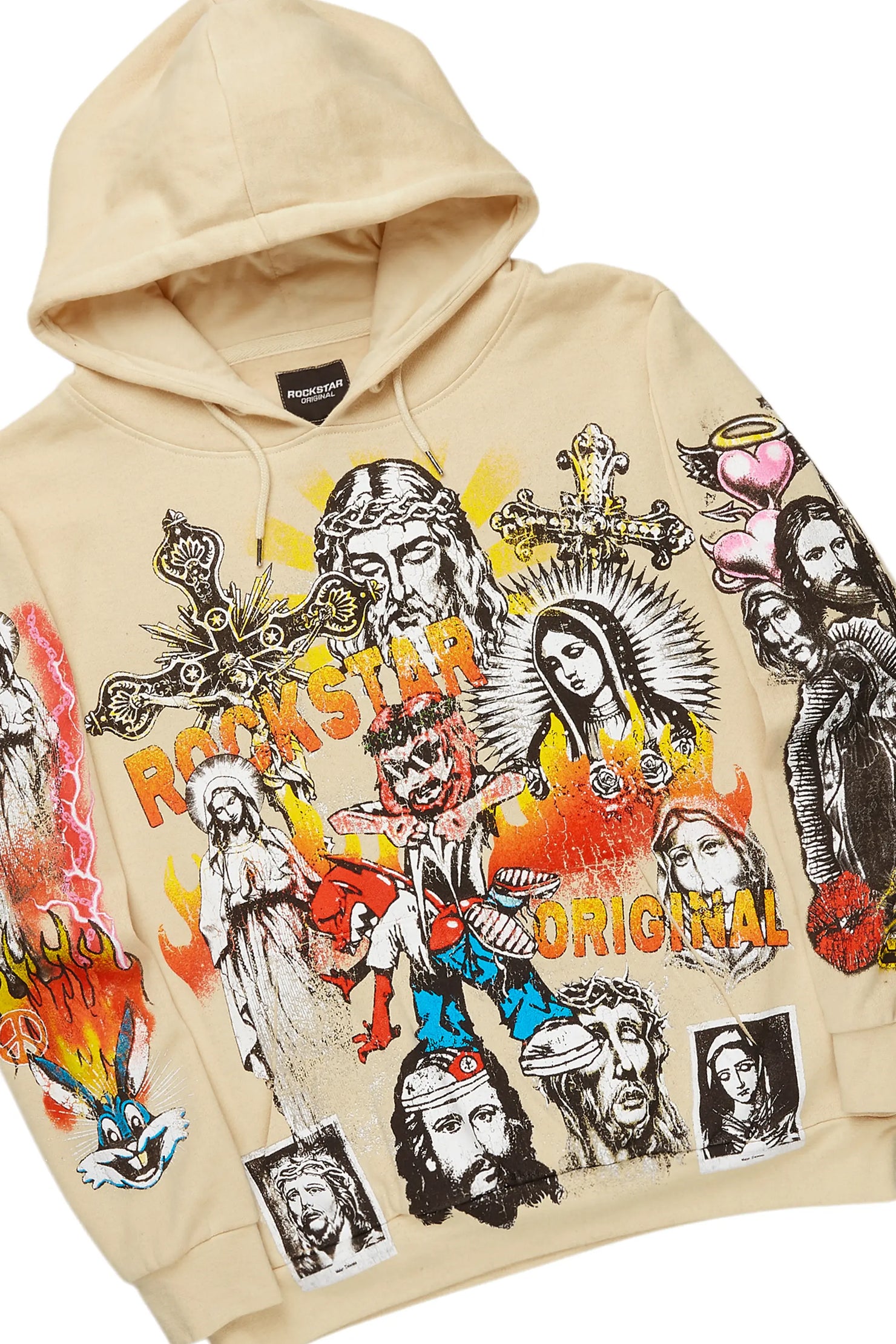 Santos Beige Hoodie/Baggy Track Pant Set