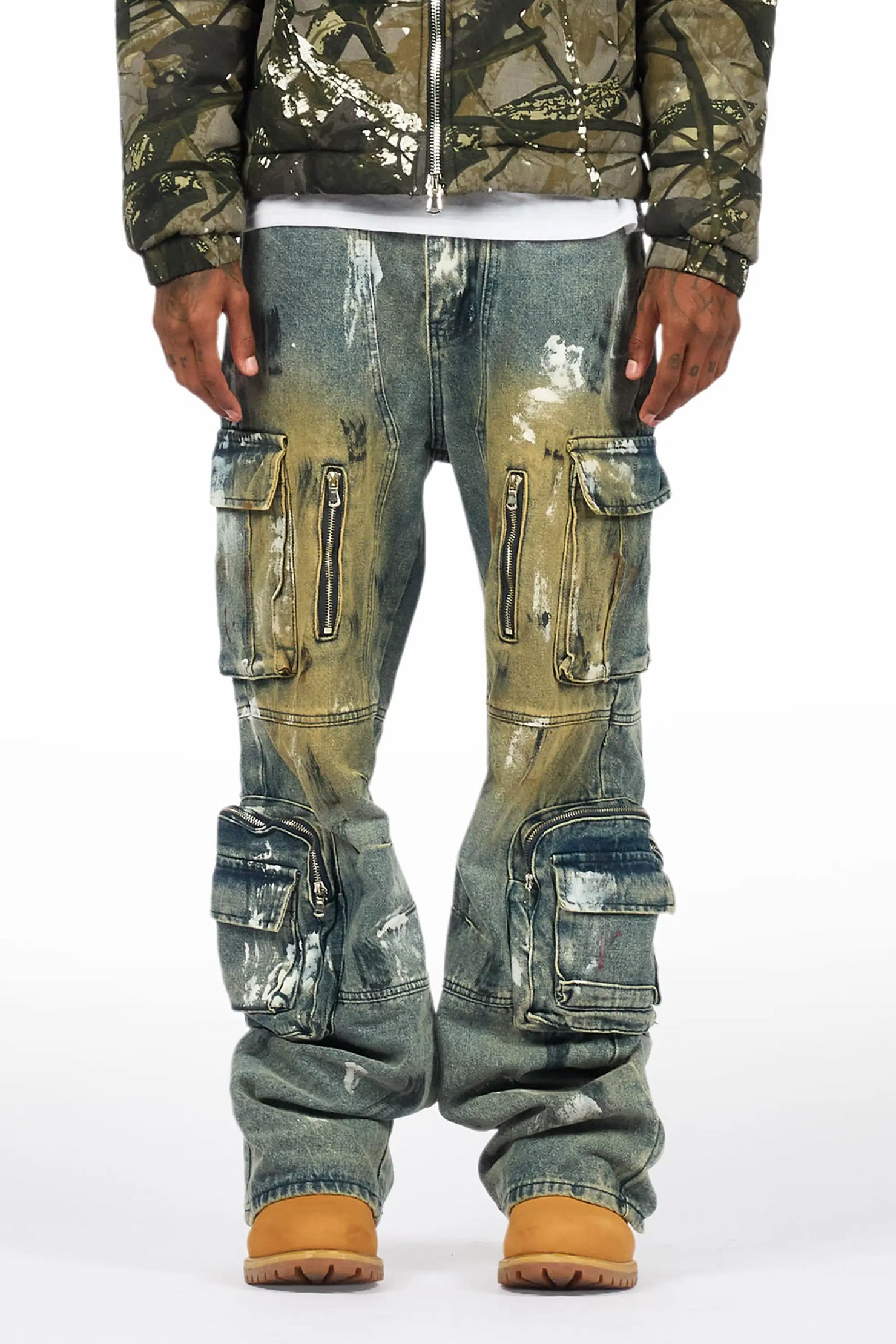 Ermis Dark Blue Baggy Jeans