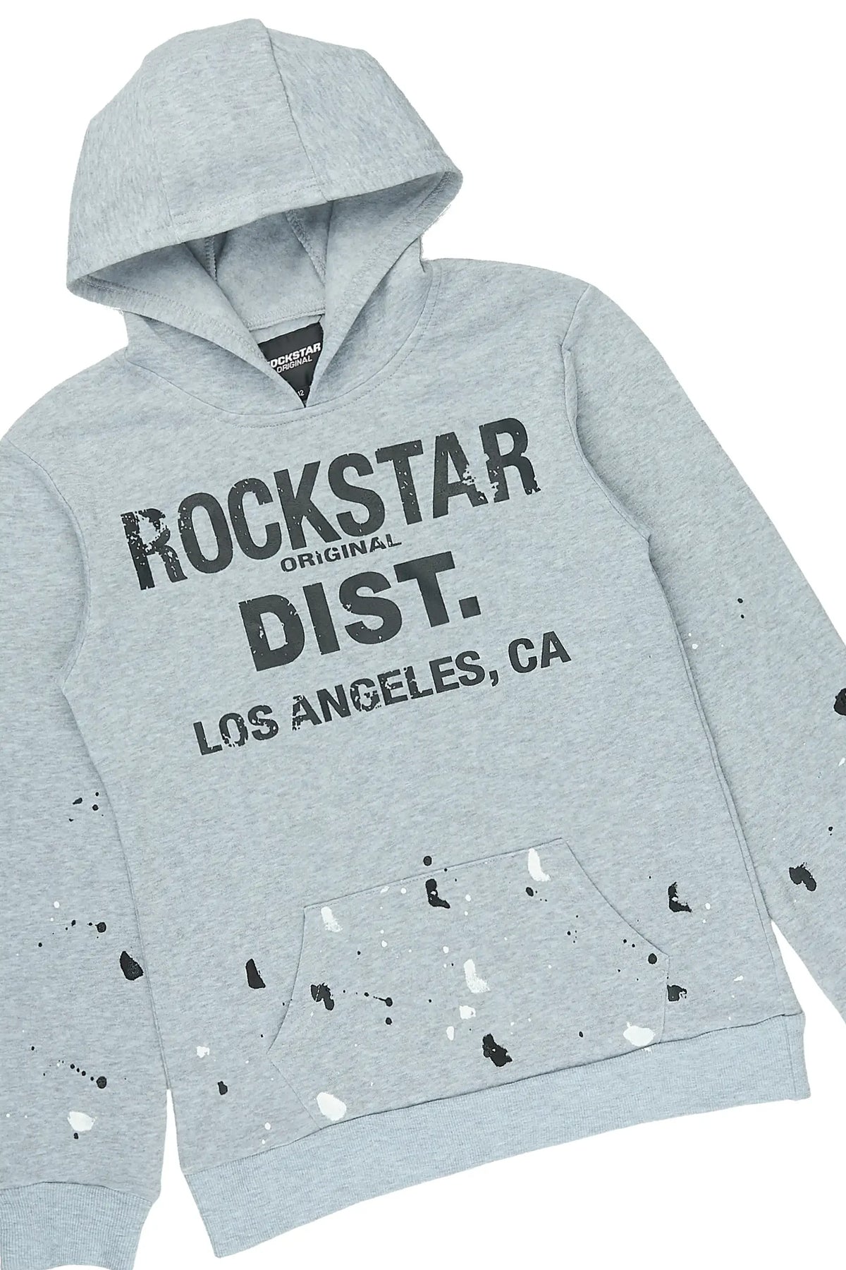 Boys Scottie Heather Grey Stacked Flare Track Set