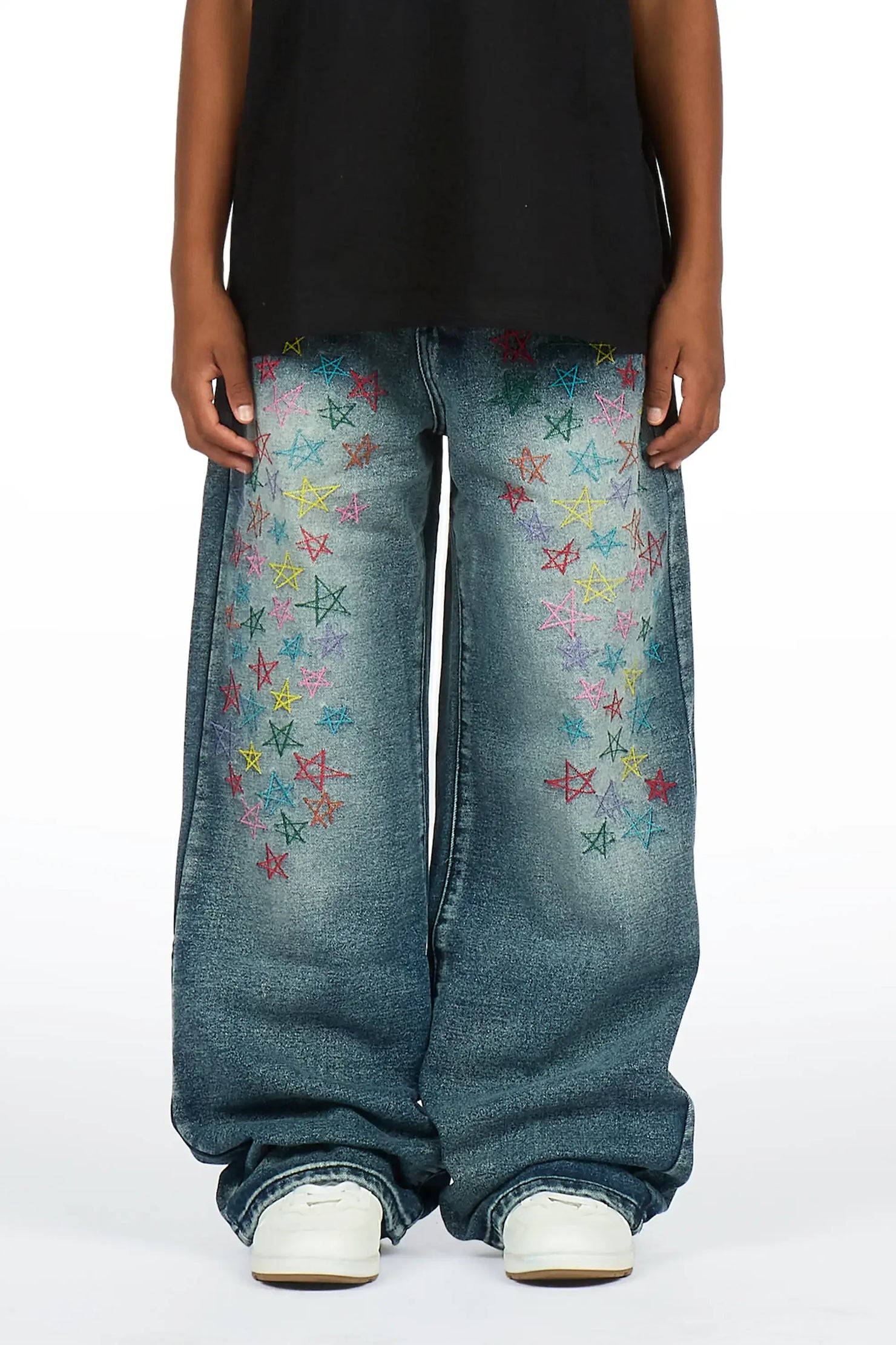 Boys Levi Denim Wash Baggy Fit Jean