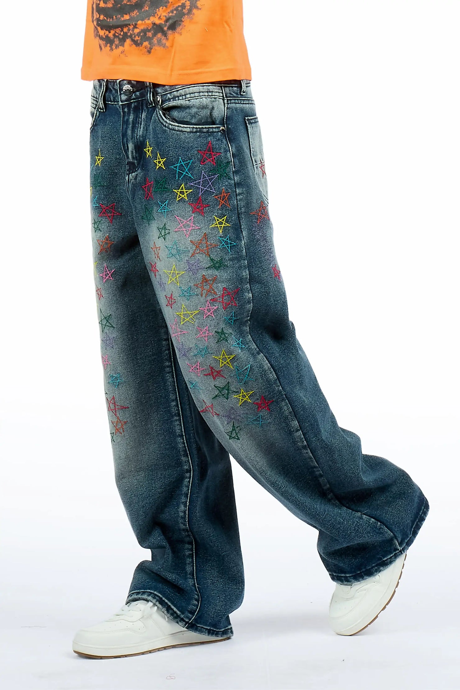 Boys Levi Denim Wash Baggy Fit Jean