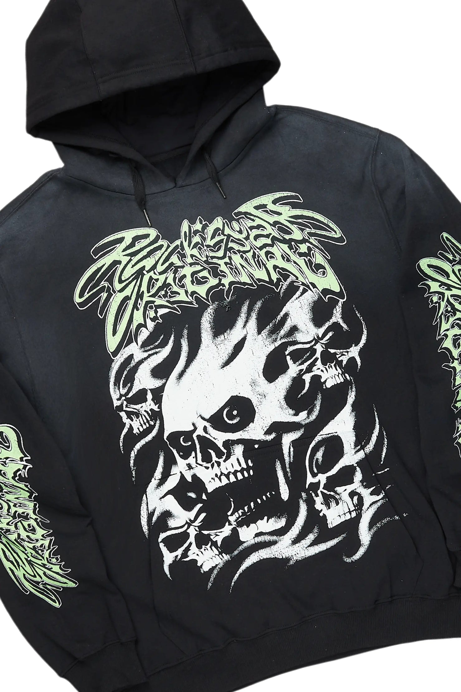 Schtupp Black Hoodie/Slim Fit Jean Set