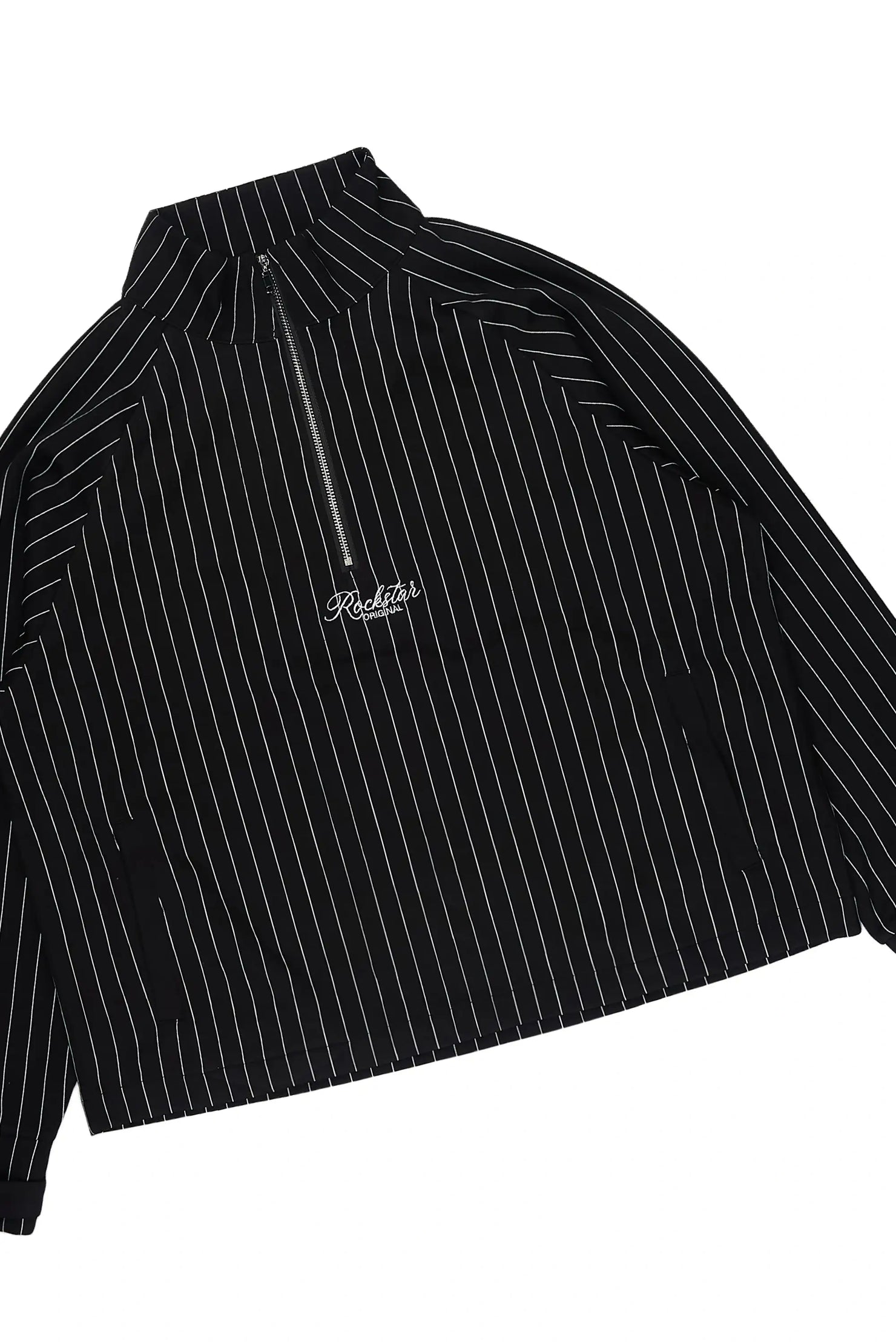 Hernan Black Quarter Zip Raglan Short Set