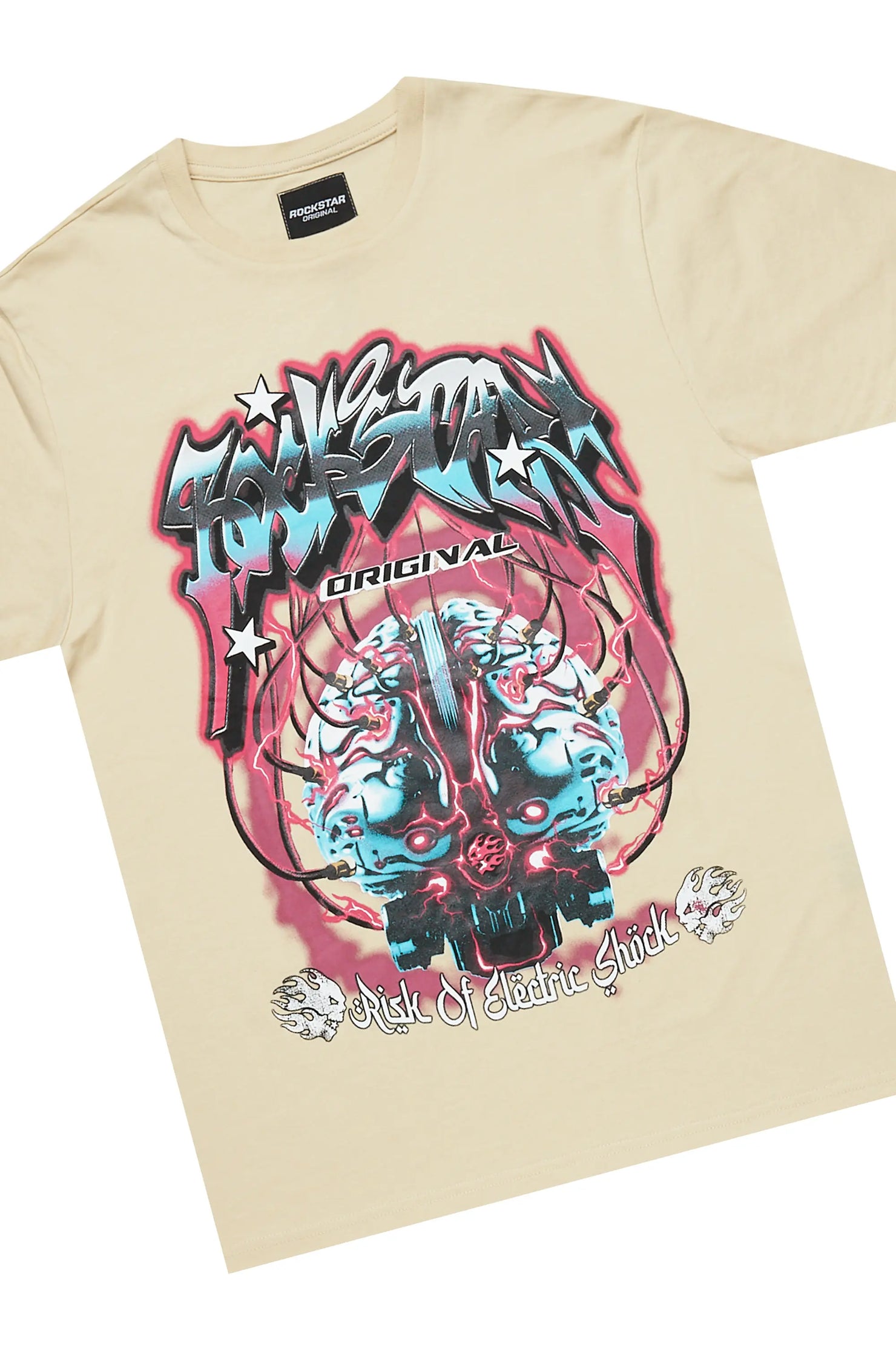 Lucy Beige T-Shirt/Short Set