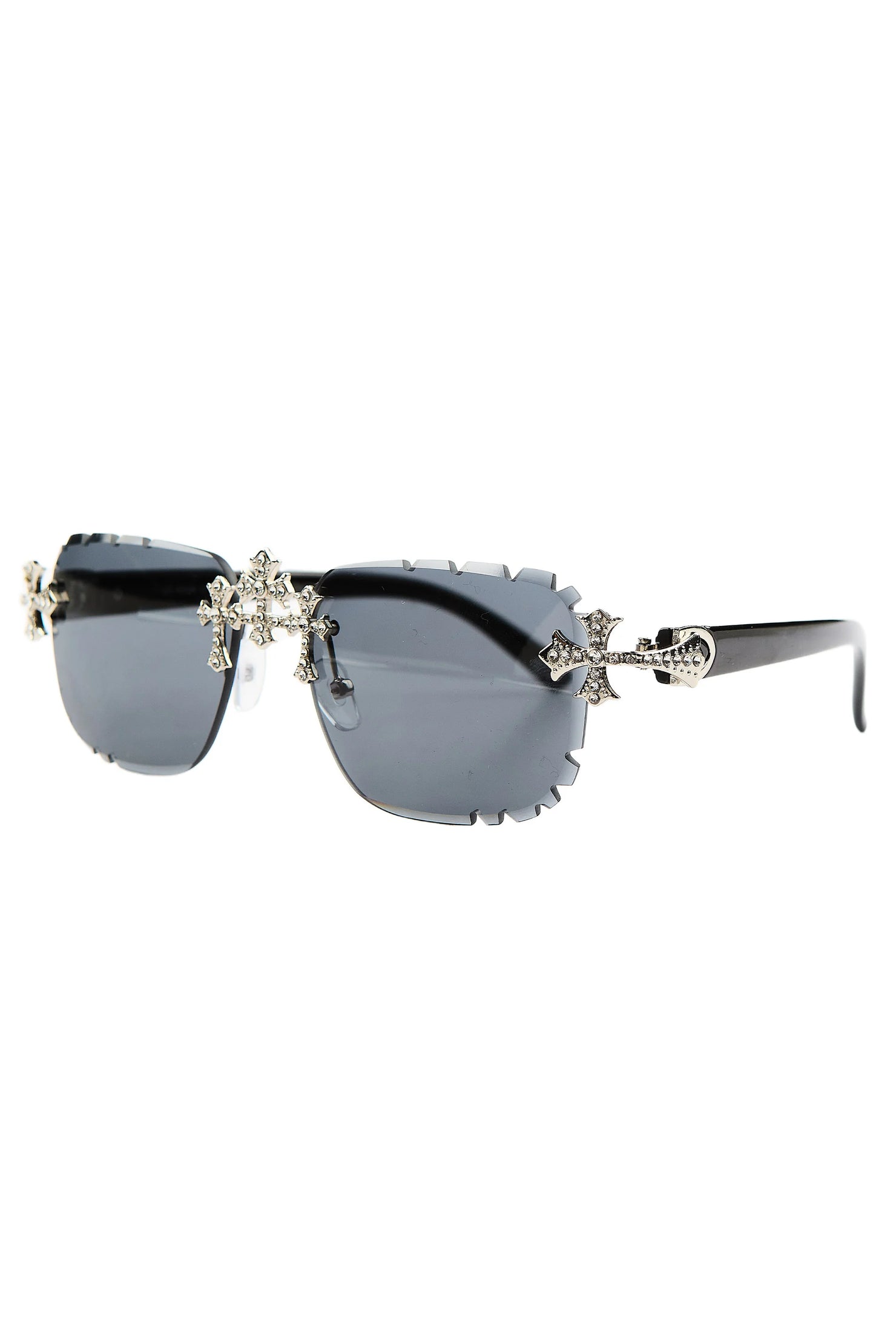 Neka Black/Silver Sunglasses