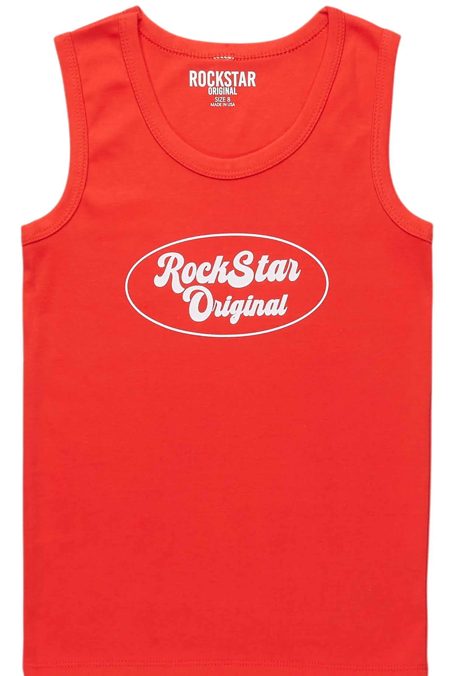 Girls Noir Red Tank Top