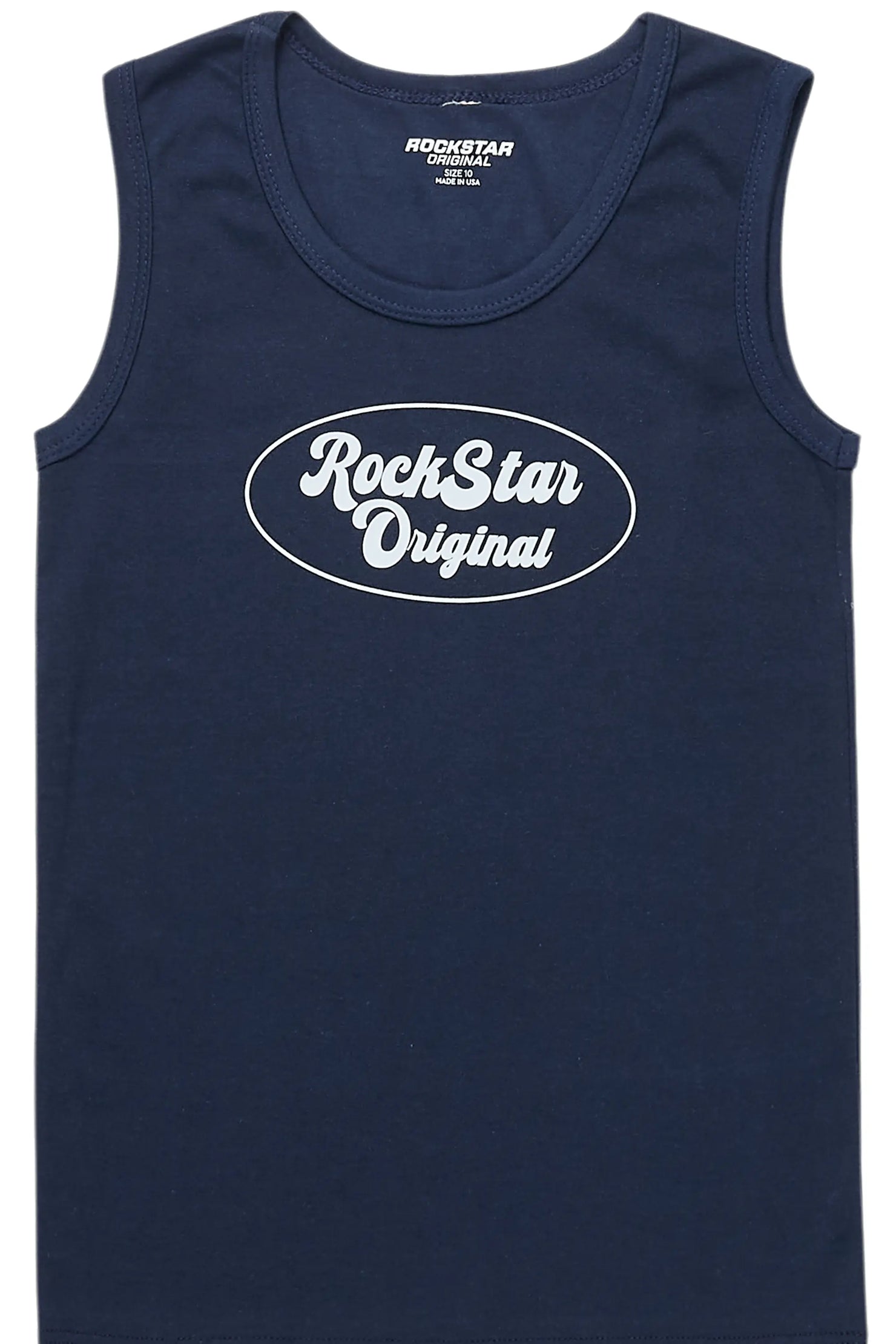 Girls Noir Navy Tank Top