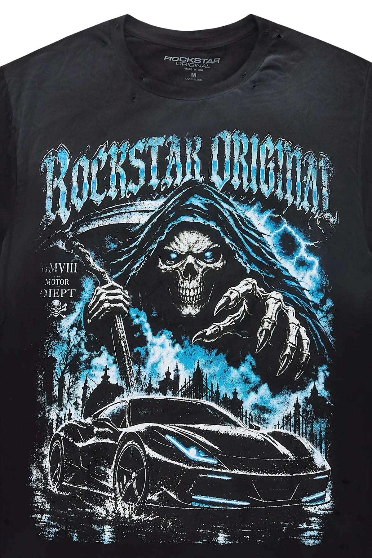 Bishop Black Oversized Graphic T-Shirt
