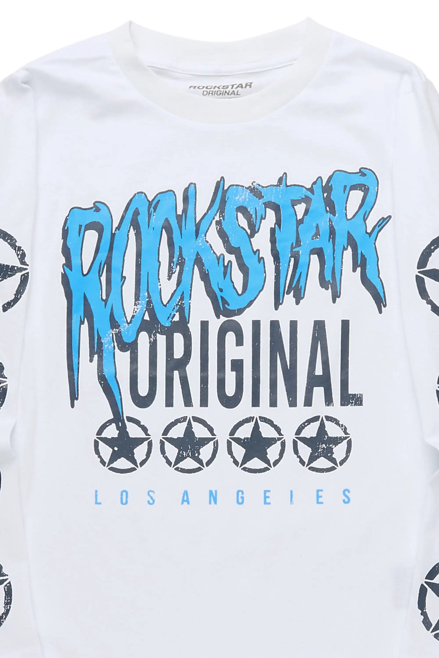 Boys Wizzurd White Long Sleeve Graphic T-Shirt