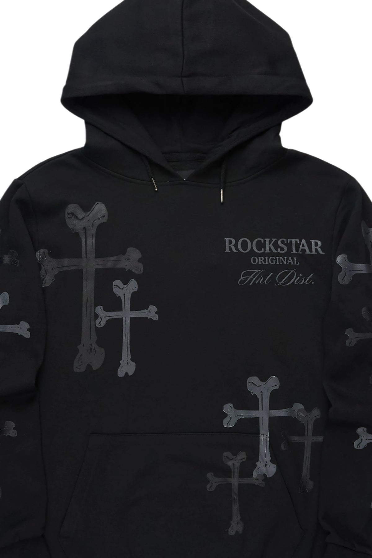 Olivier Black Graphic Hoodie