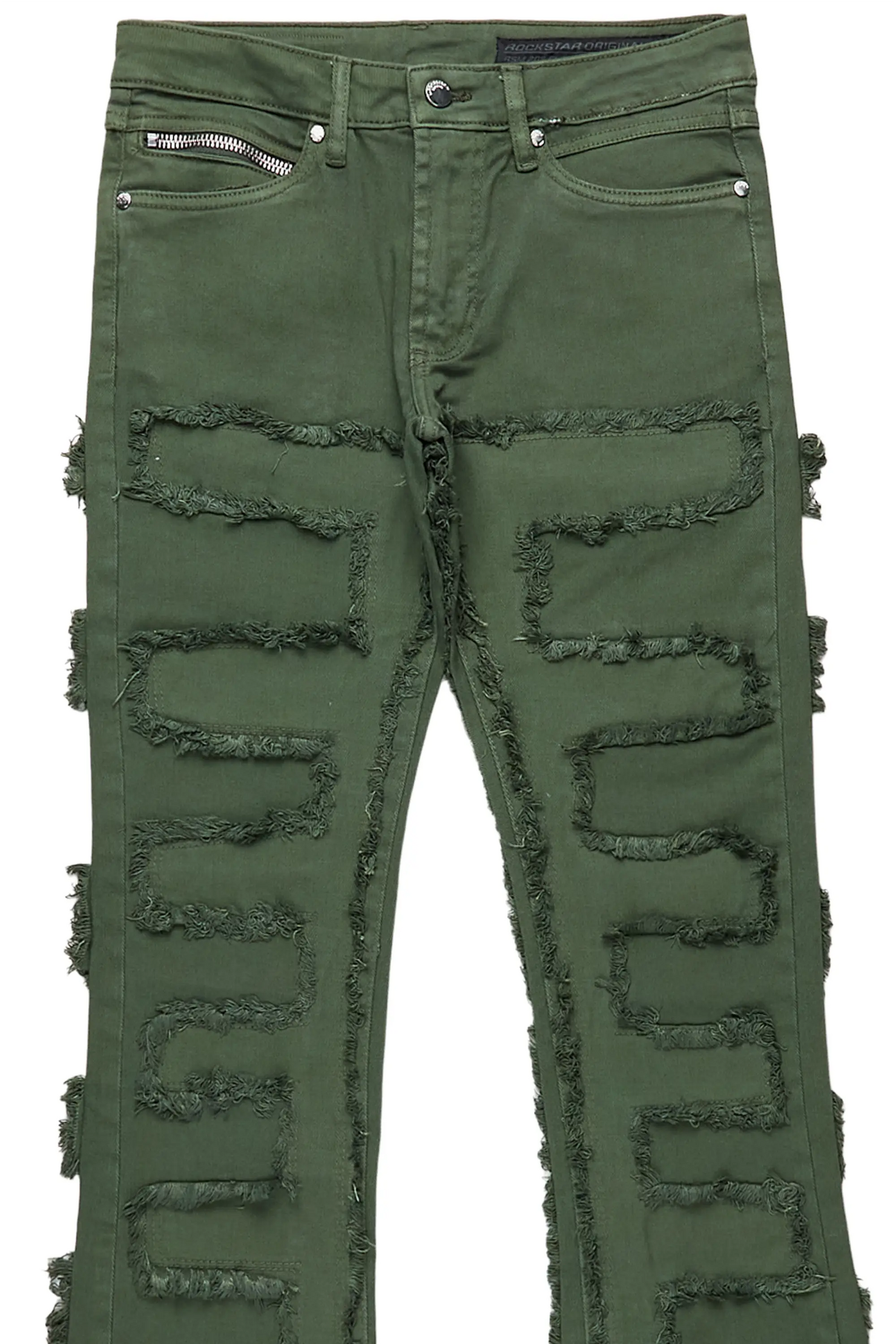 Arne Green Stacked Flare Jean