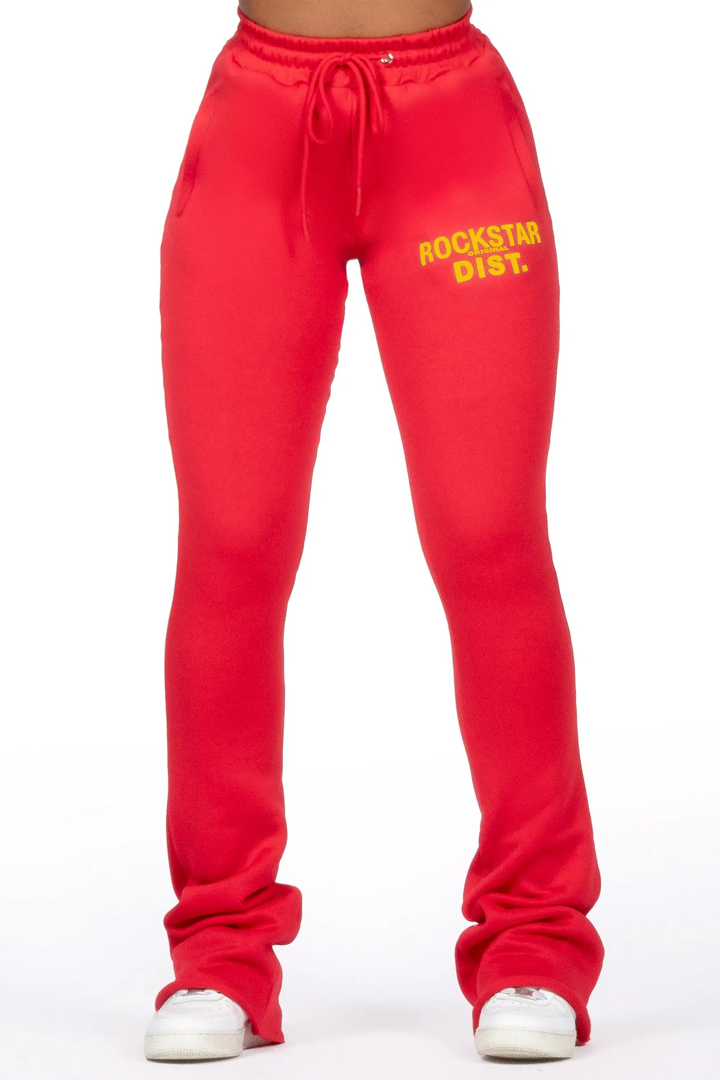Juliana Red/Yellow Super Stacked Track Pant