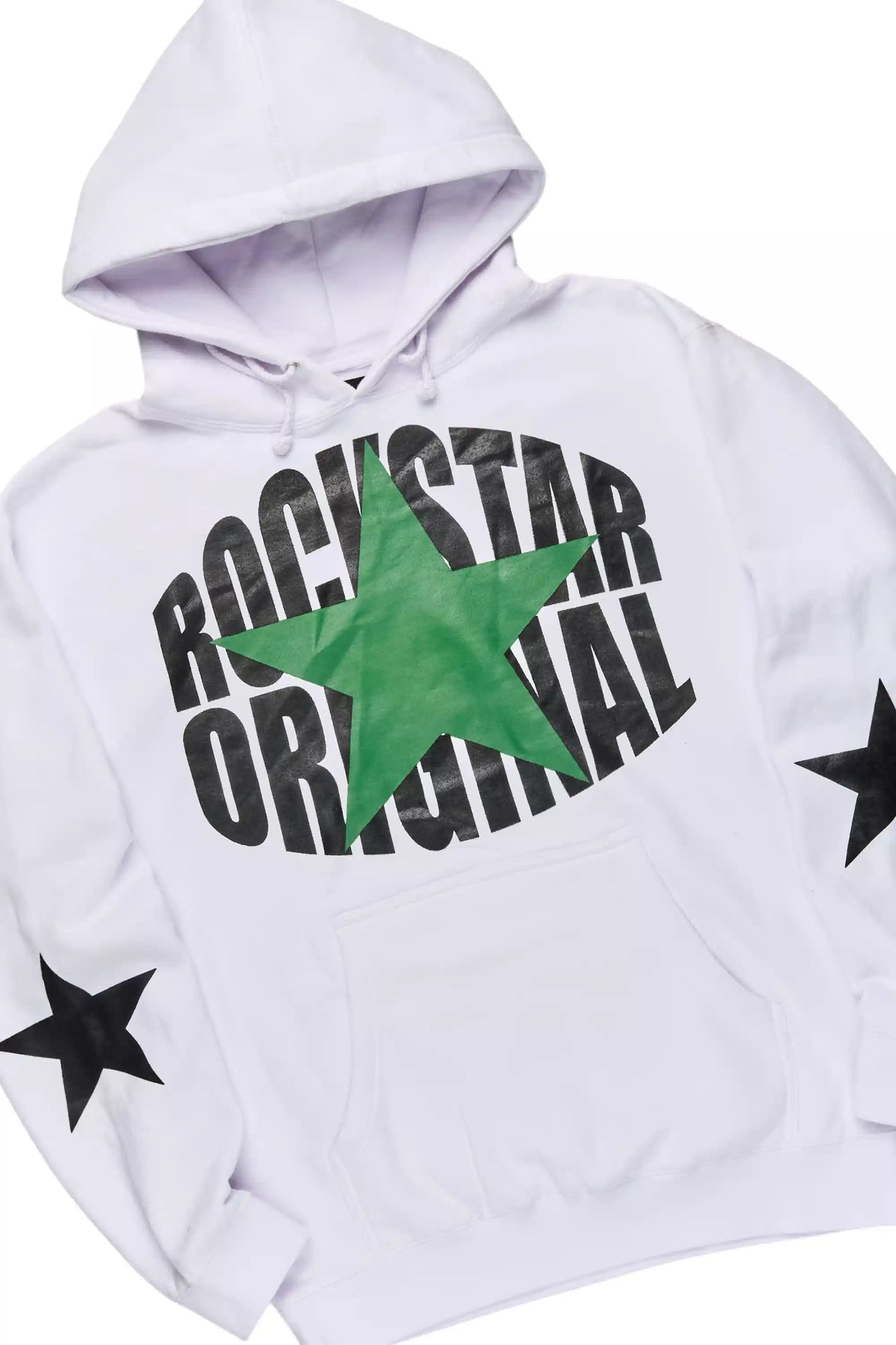 Sarge White/Green Hoodie/Stacked Track Set