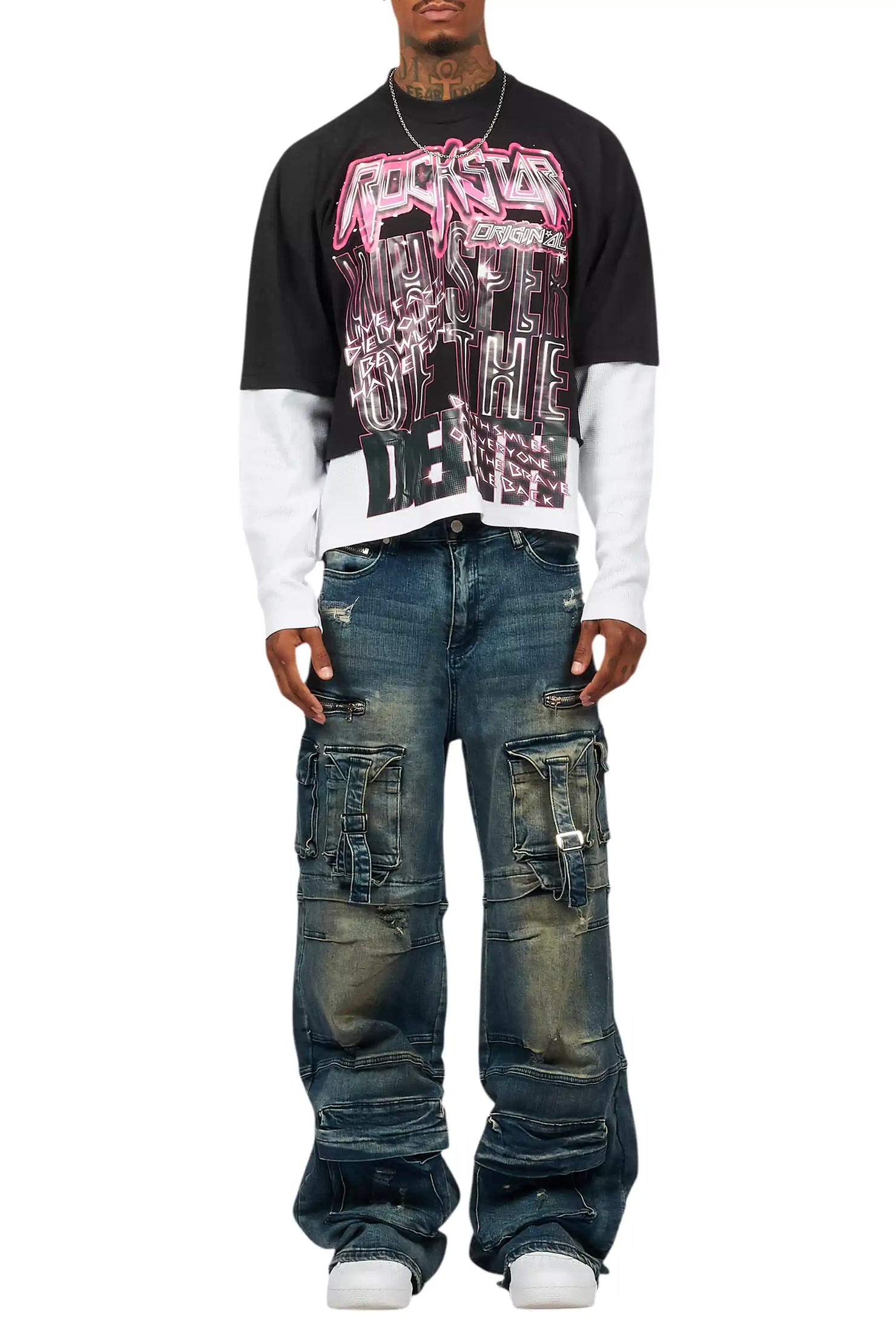 Berdi Dirty Wash Baggy Fit Jean
