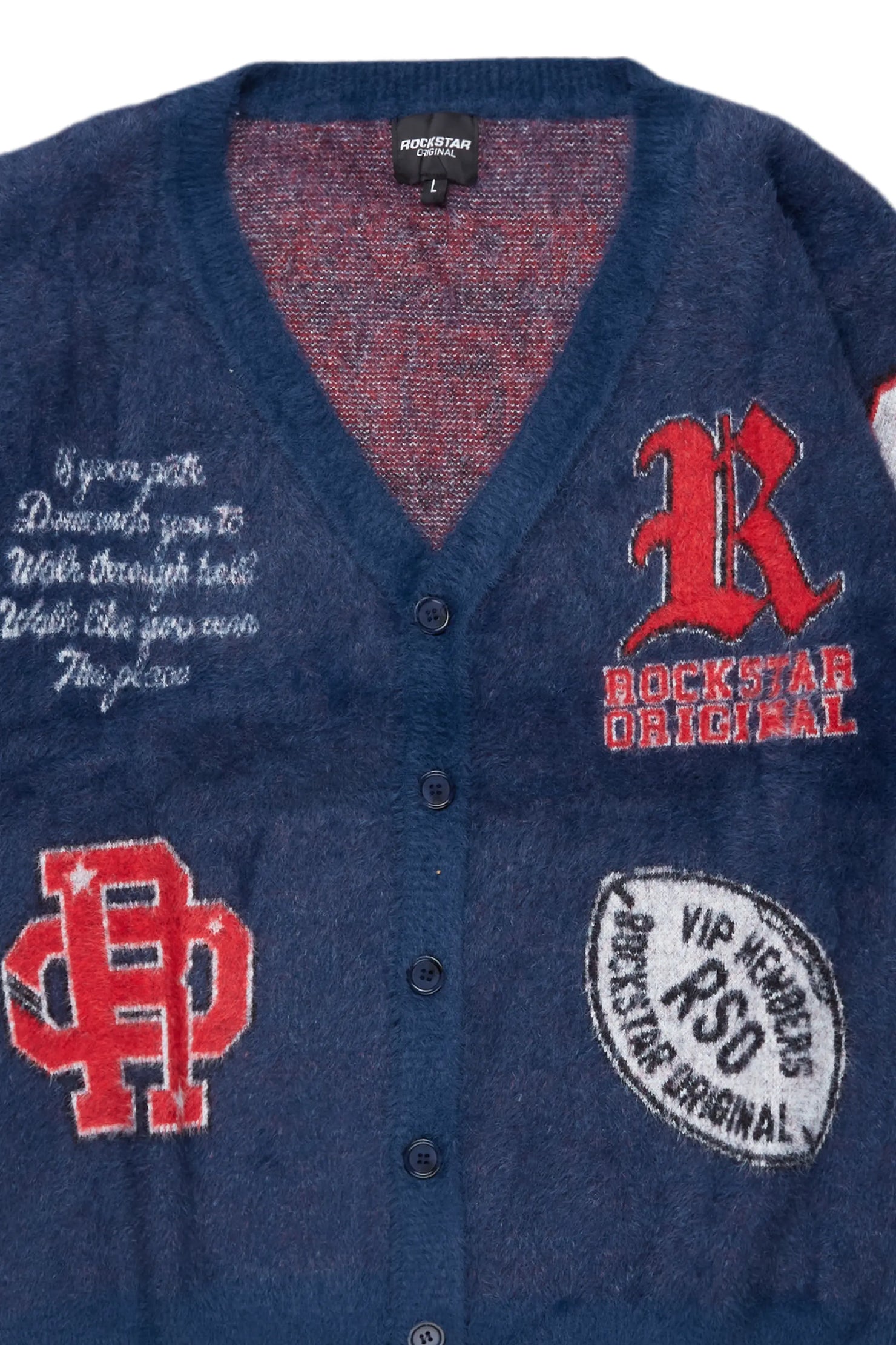 Delling Navy Knit Sweater