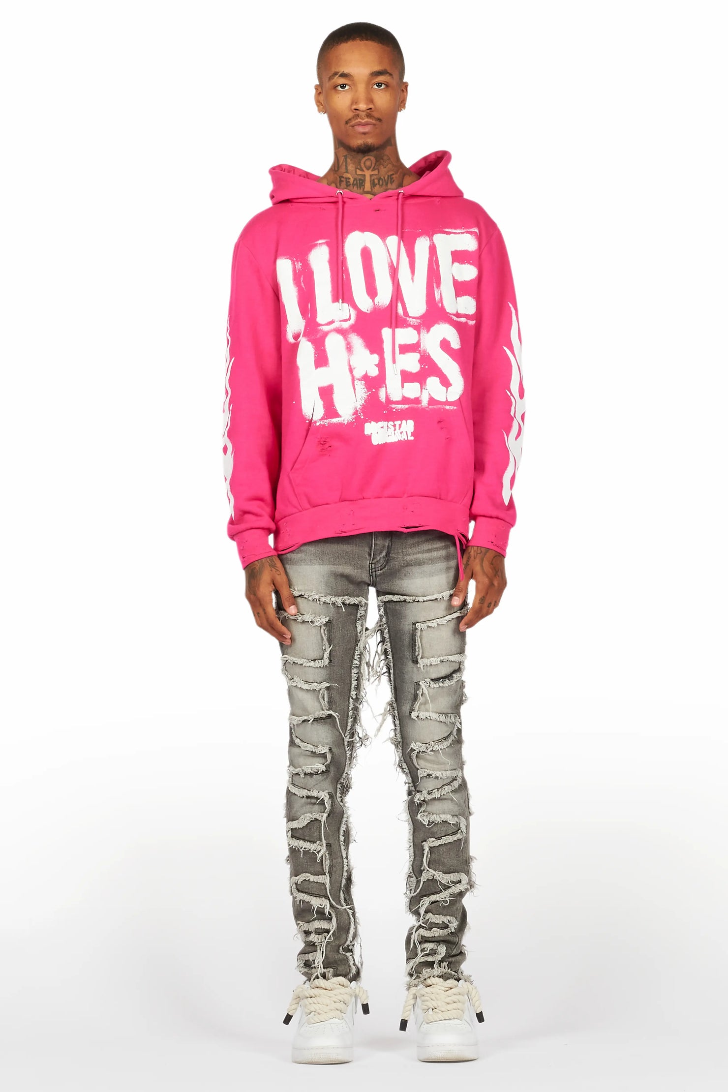 Banyan Fuchsia Graphic Hoodie