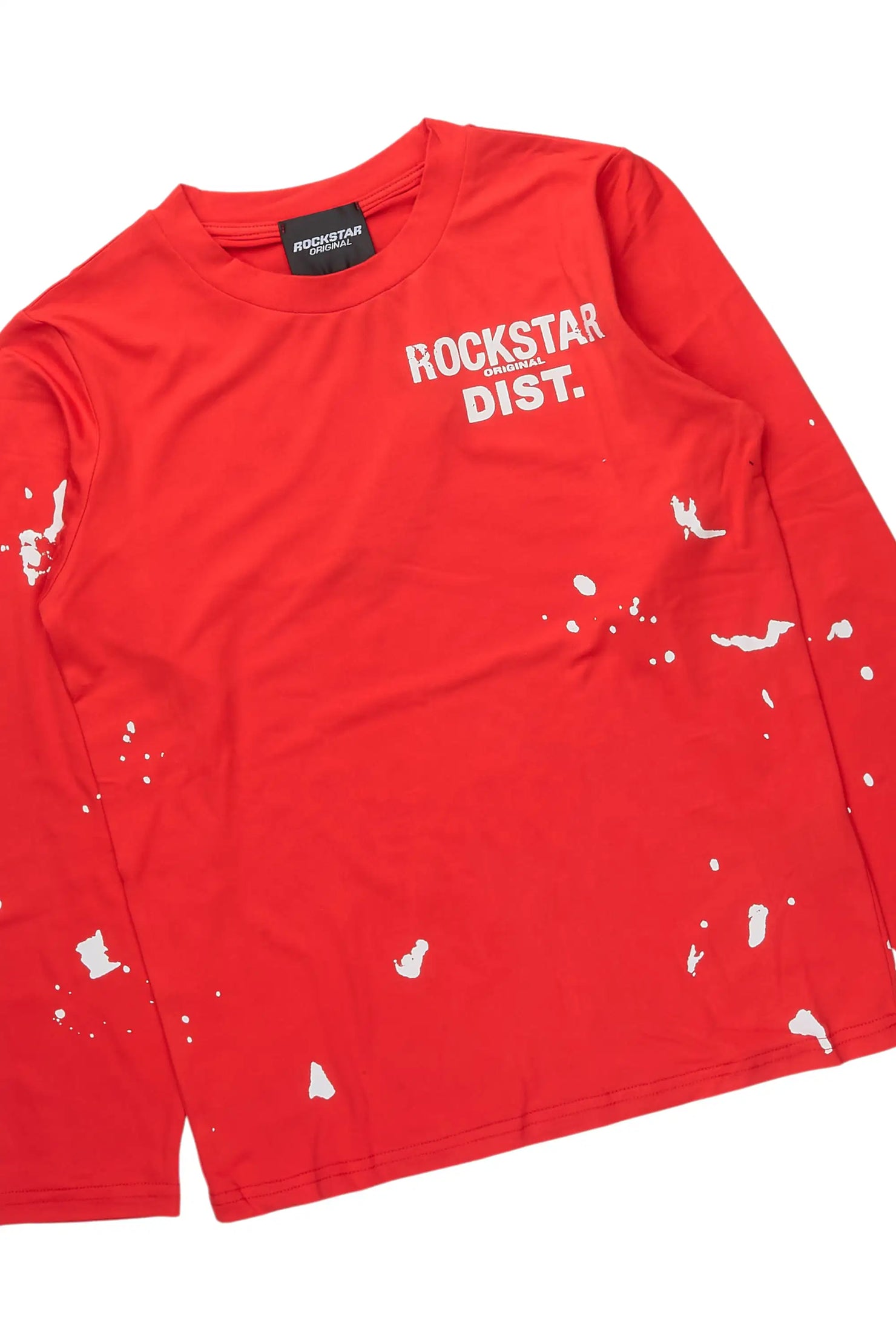 Girls Living For It Red Long Sleeve Lounge Set