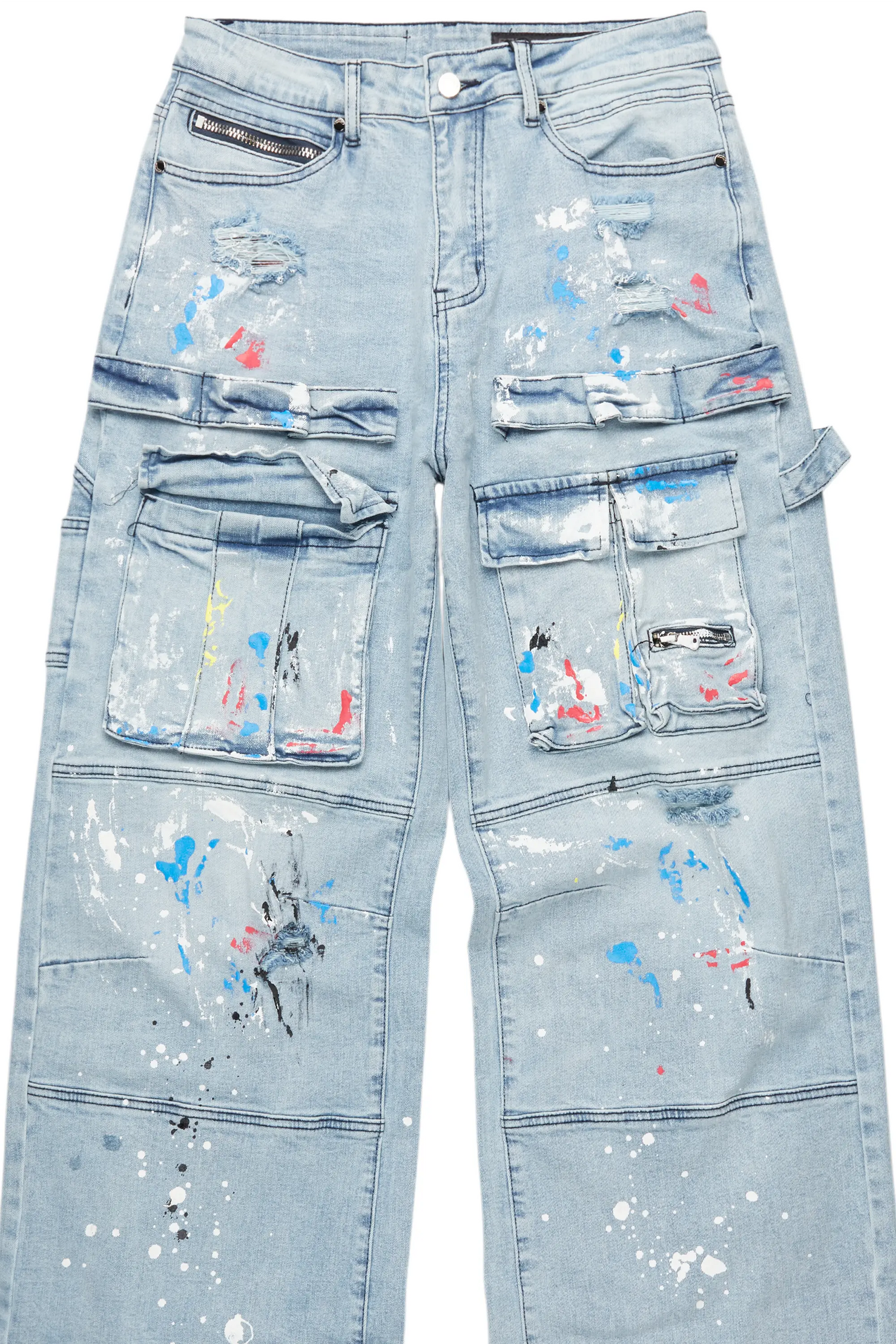 Bruin Blue Painter Baggy Cargo Jean