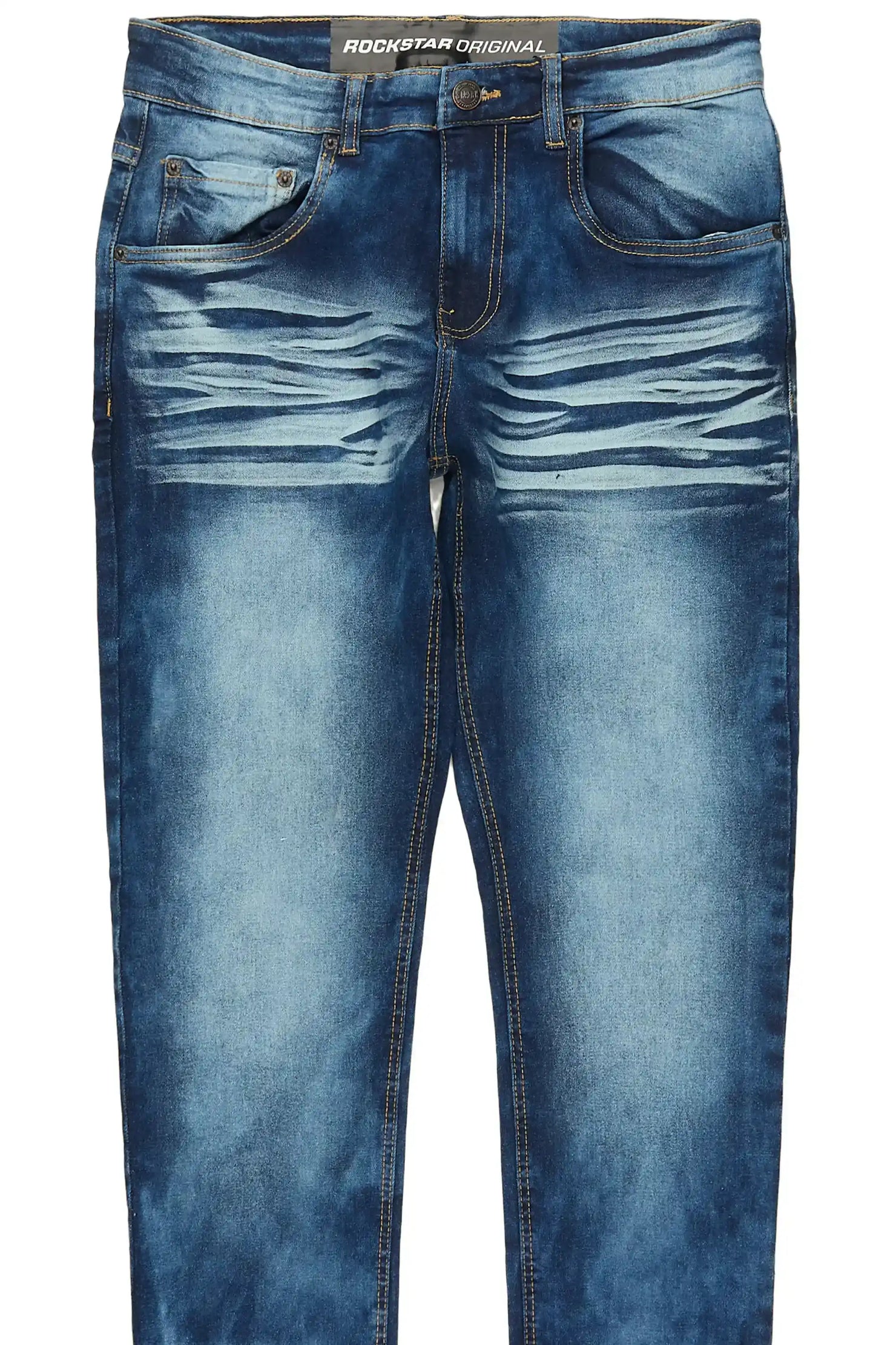 Jerell Medium Sand Blue Slim Fit Jean