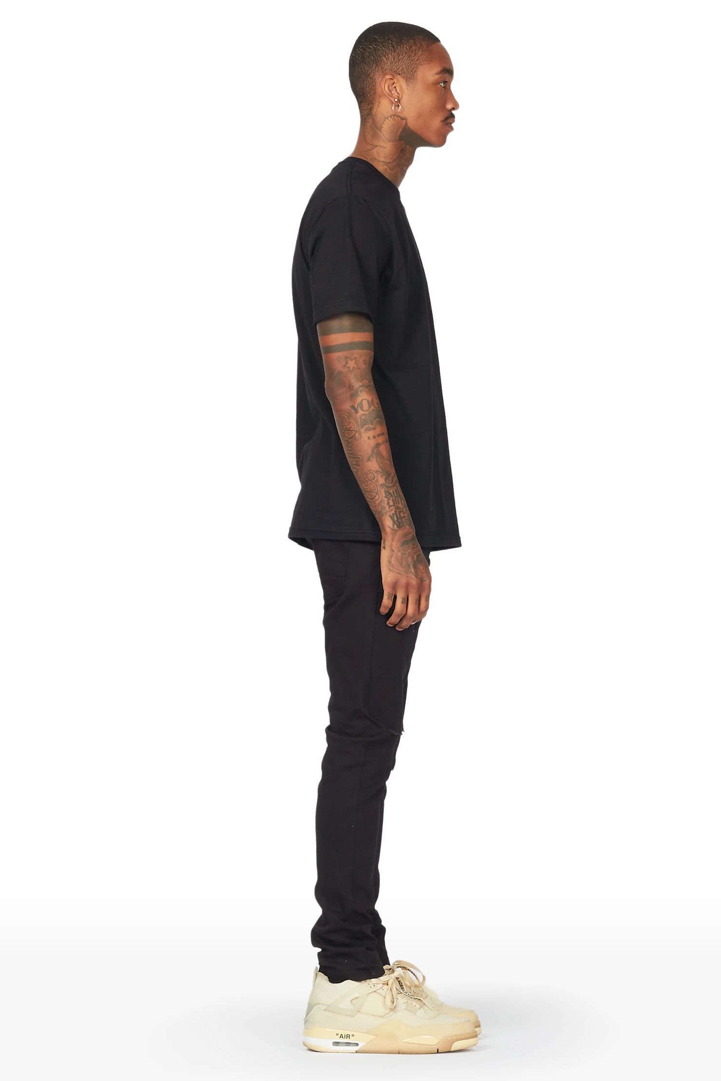 Lake Black/White T-Shirt/Slim Fit Jean Bundle