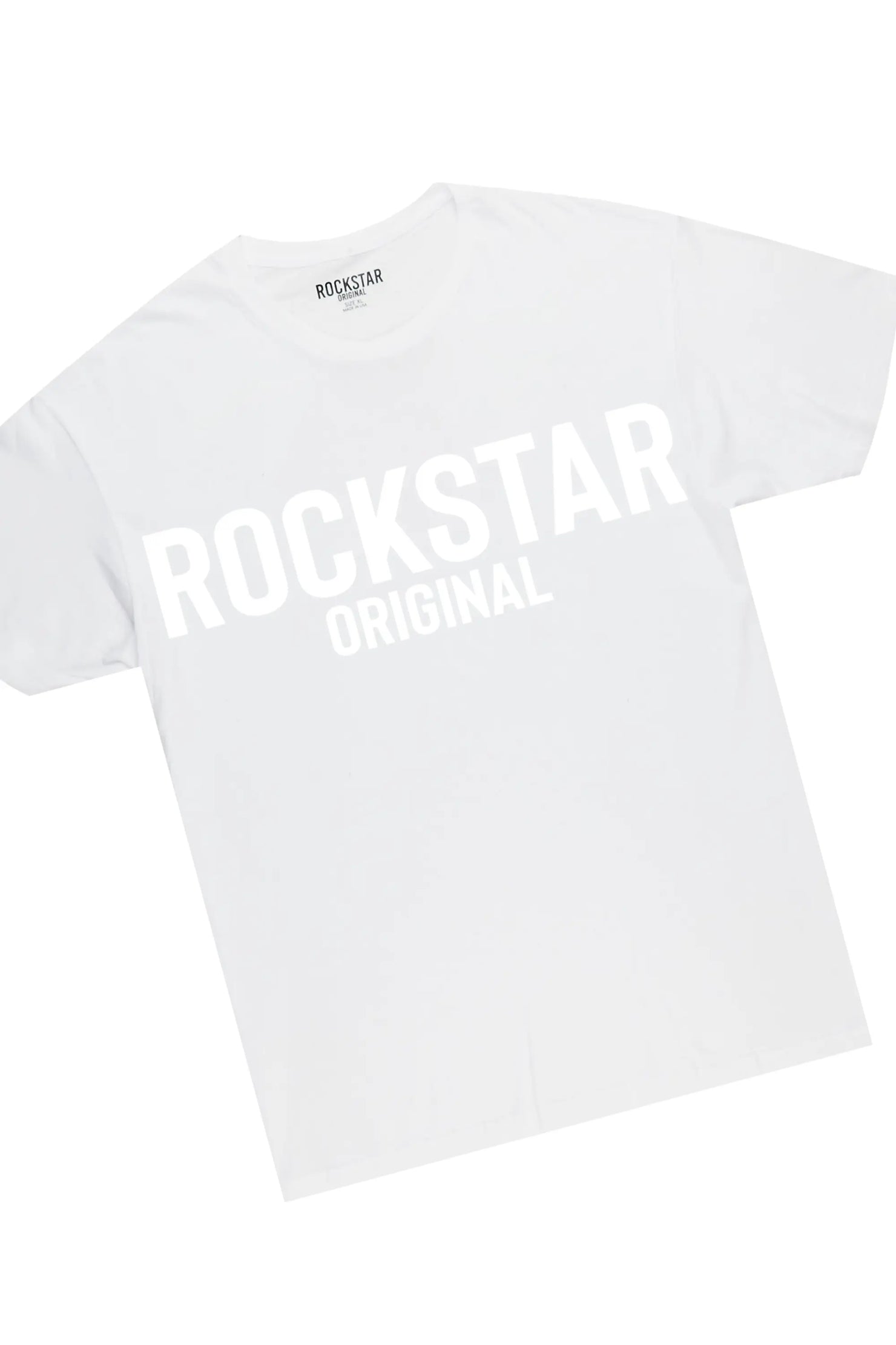 Sana White/Grey T-Shirt/Stacked Track Pant Set