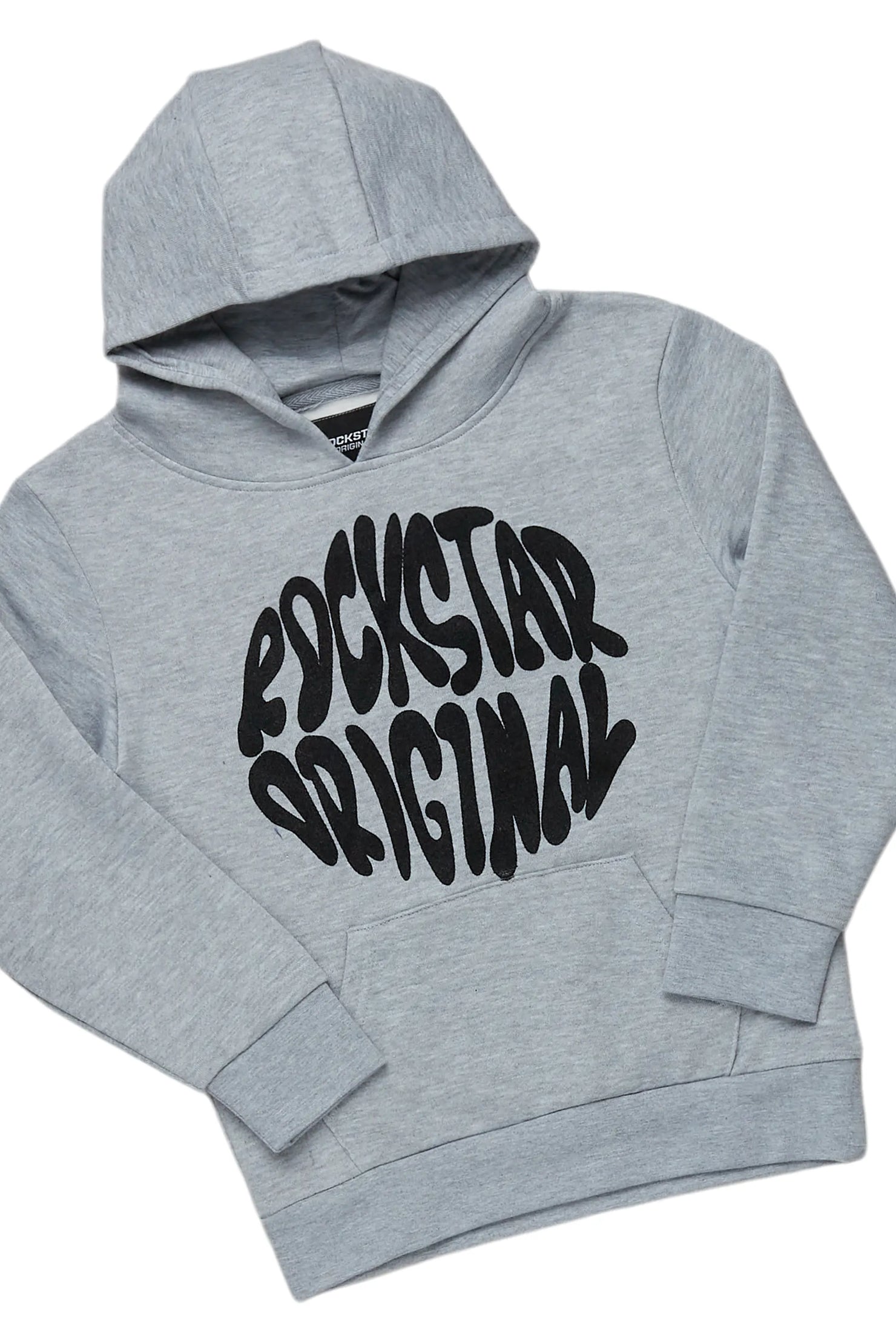 Boys Thierry Grey Stacked Pant Set