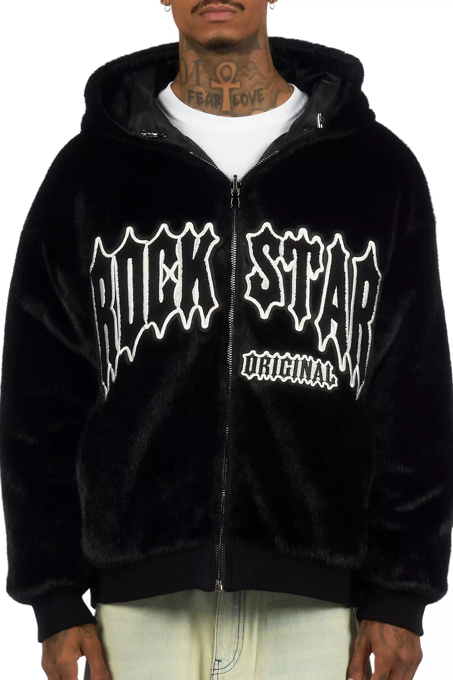 Iceevil Black Fur Jacket