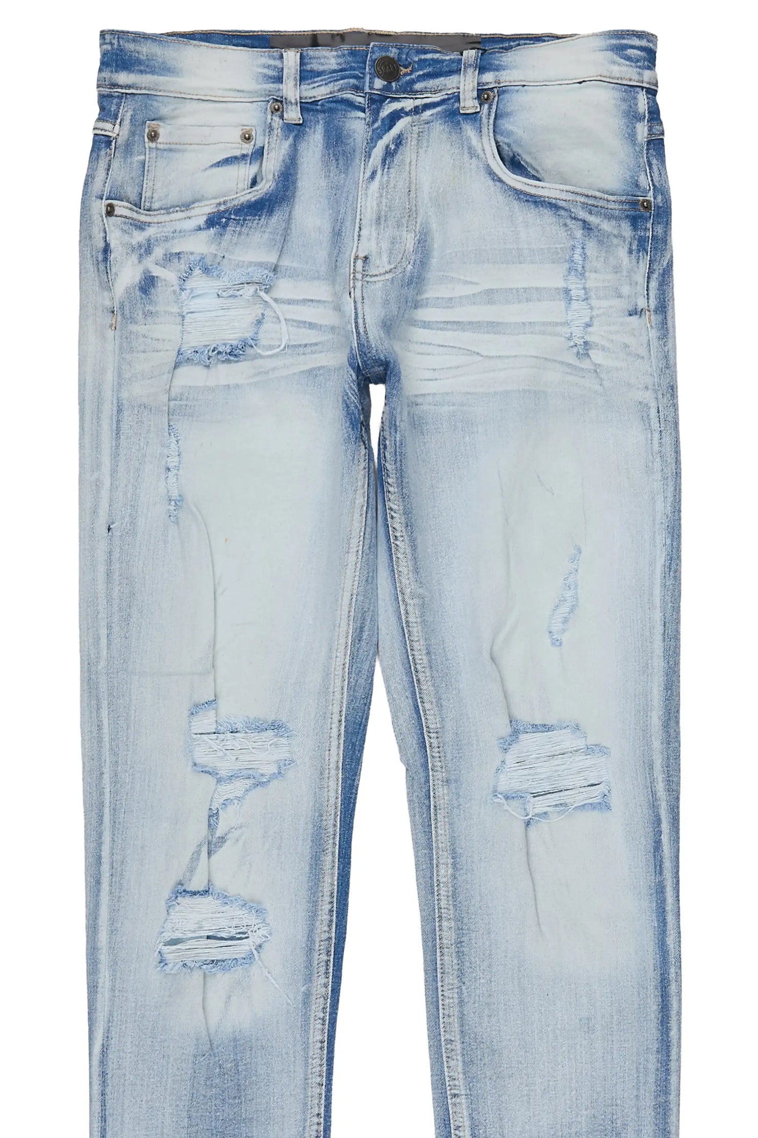 Enzi Light Sand Blue Slim Fit Jean