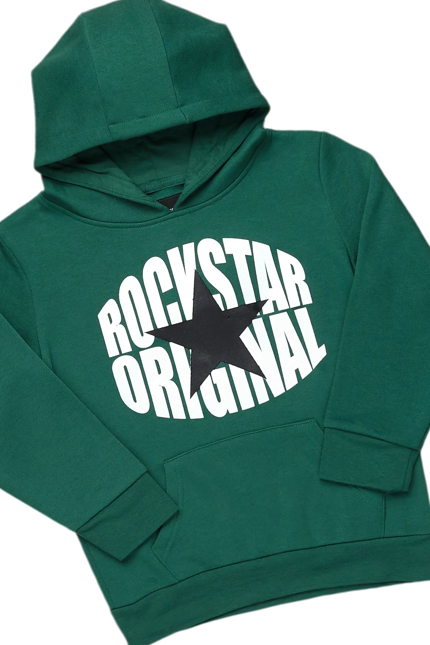 Boys Sarge Green Stacked Pant Set