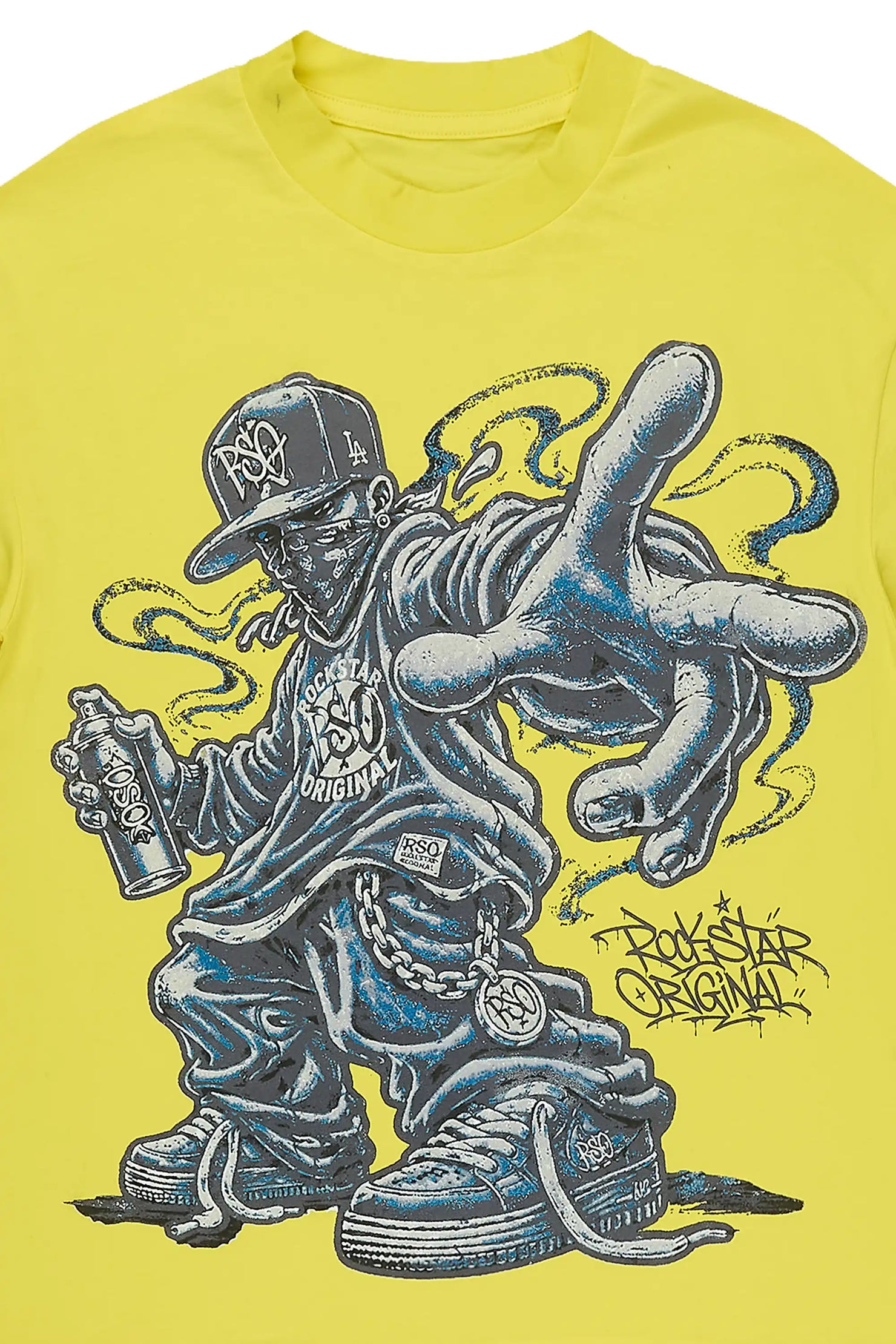 Boys Solace Yellow Graphic T-Shirt